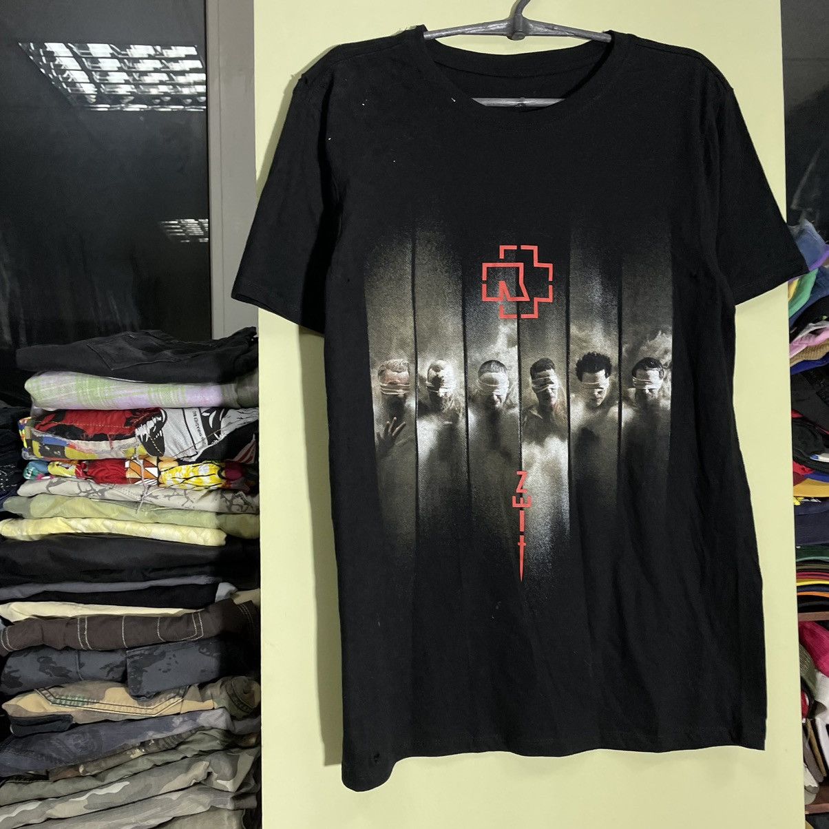 Band Tees Vintage Y2K Rammstein Horror Print Band Rock Streetwear Size US L / EU 52-54 / 3 - 3 Thumbnail