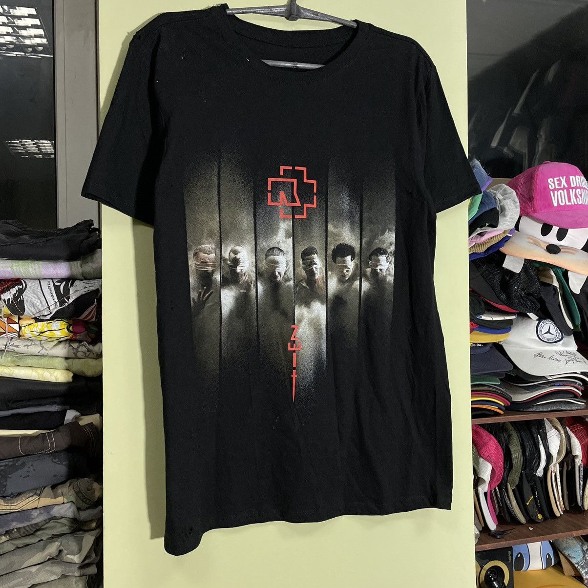 Band Tees Vintage Y2K Rammstein Horror Print Band Rock Streetwear Size US L / EU 52-54 / 3 - 2 Thumbnail