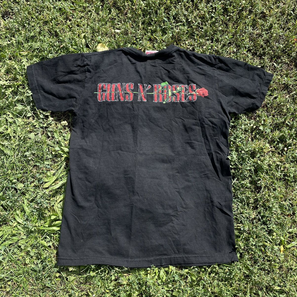 Vintage Vintage 90s Guns N Roses Sun Faded Graphic Band Tee Skate M Size US M / EU 48-50 / 2 - 5 Thumbnail