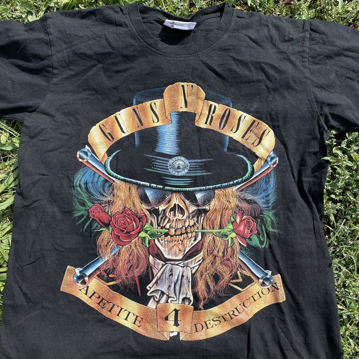 Vintage Vintage 90s Guns N Roses Sun Faded Graphic Band Tee Skate M Size US M / EU 48-50 / 2 - 4 Thumbnail