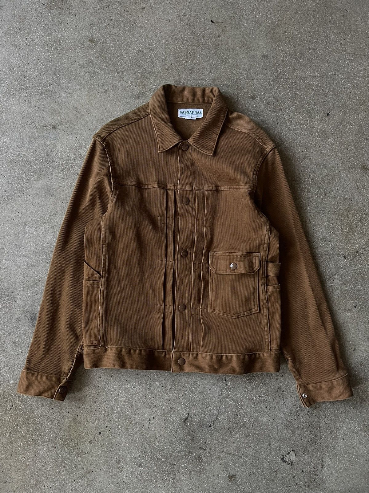 ジャケット・アウター sassafras GARDENER JACKET(CORDUROY) SASSAFRAS コーデュロイジャケット Gardener Jacket