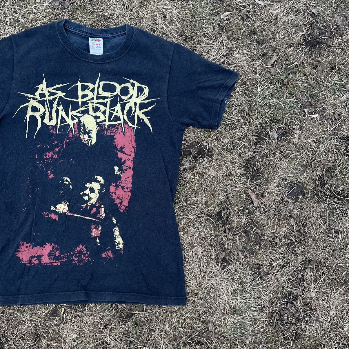 Vintage Vintage 90s Graphic Tee Dark Horror Band Grunge Underground Size US S / EU 44-46 / 1 - 2 Thumbnail