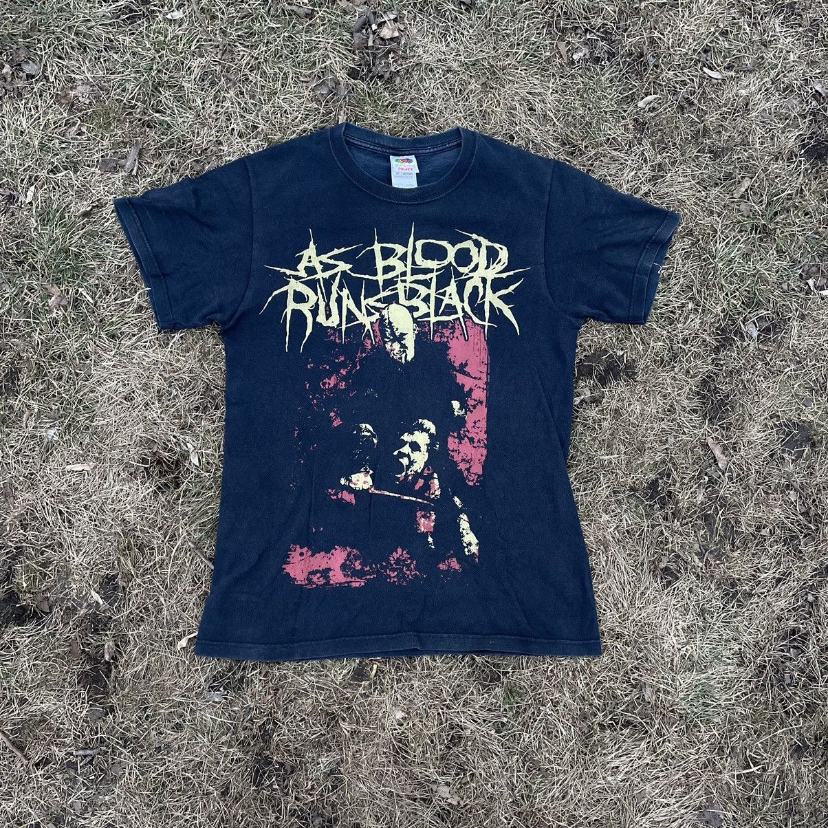 Vintage Vintage 90s Graphic Tee Dark Horror Band Grunge Underground Size US S / EU 44-46 / 1 - 1 Thumbnail