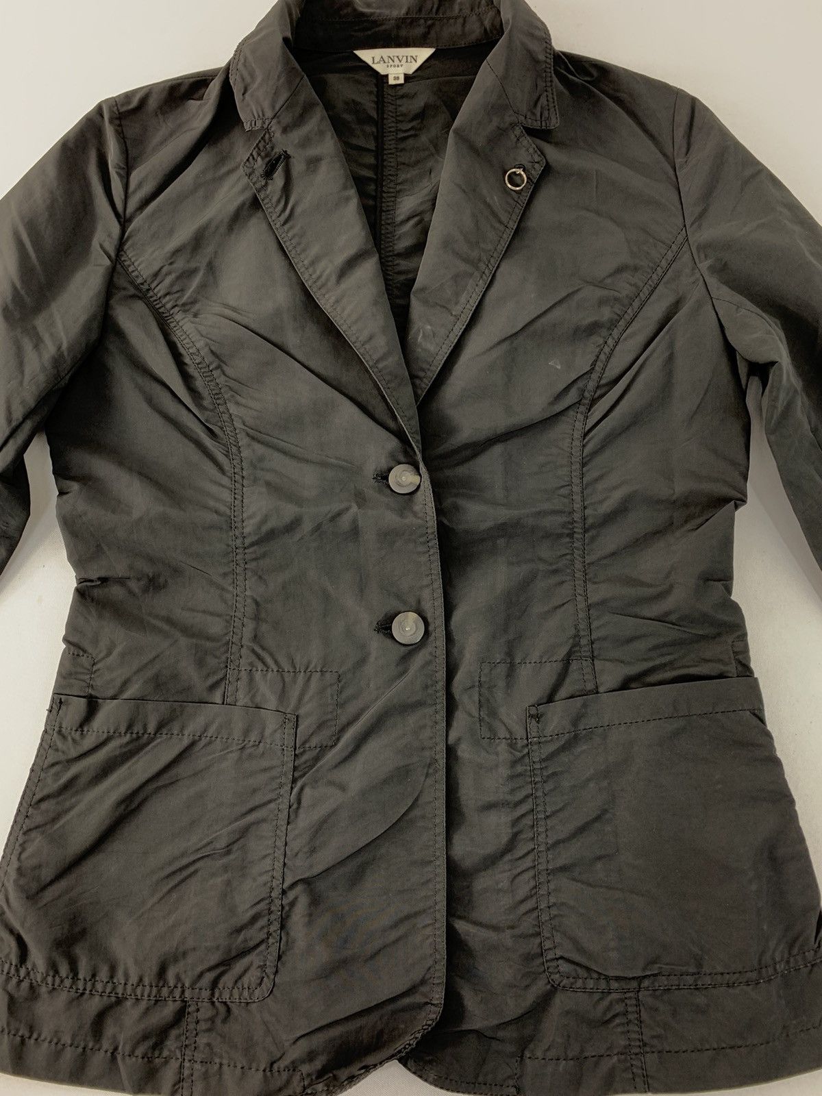Lanvin Lanvin Sport Coat Blazer Size 2 Double Pocket Button Style Size S / US 4 / IT 40 - 2 Thumbnail