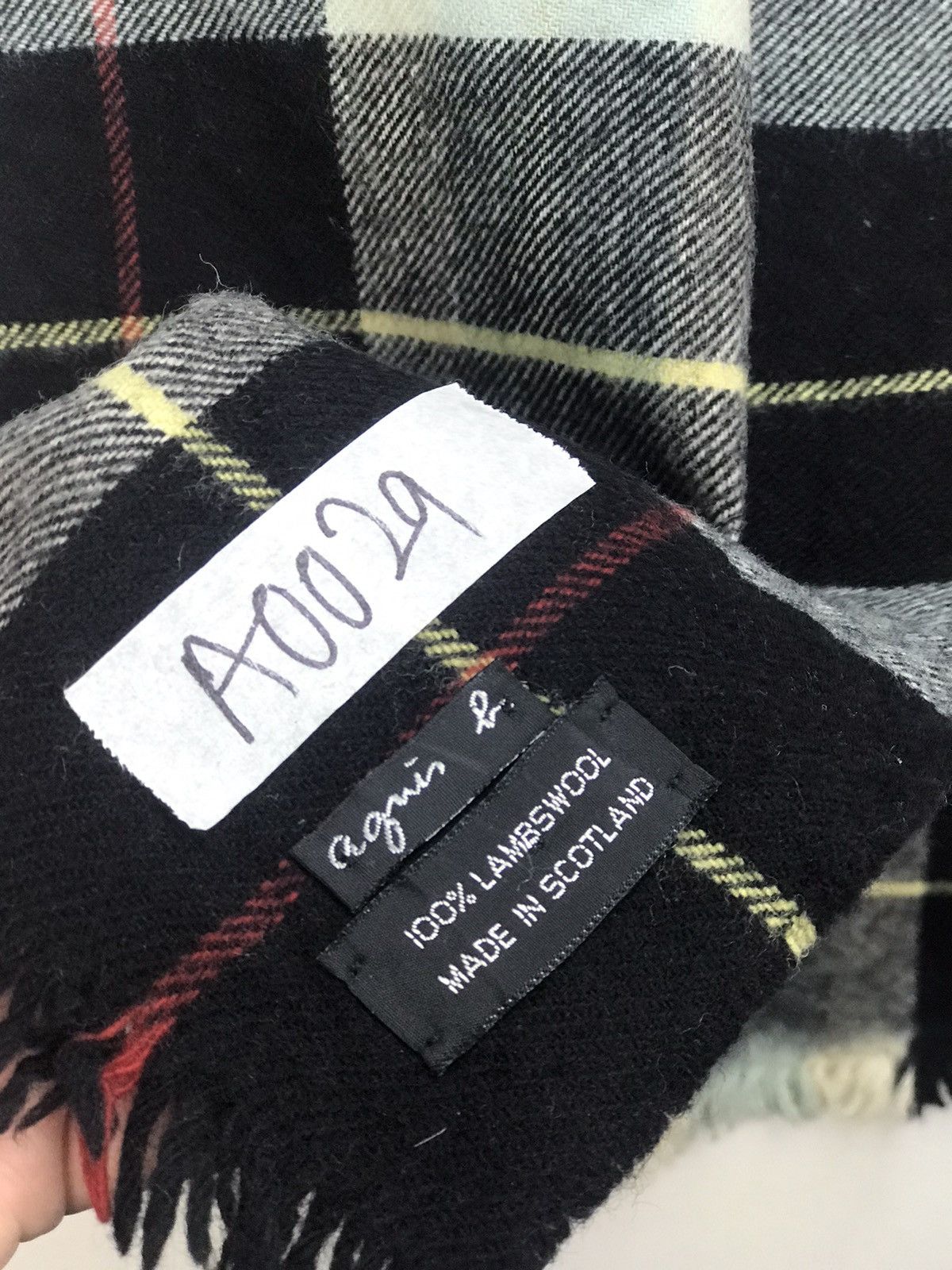 Vintage Agnes B. Lambwools Muffler Scarf