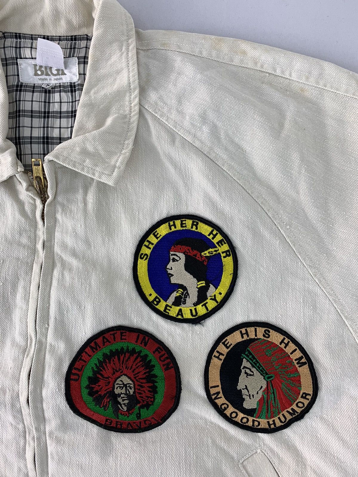 BIGI Vintage Bigi Garment American Native Red Indian Patches Size US M / EU 48-50 / 2 - 2 Thumbnail