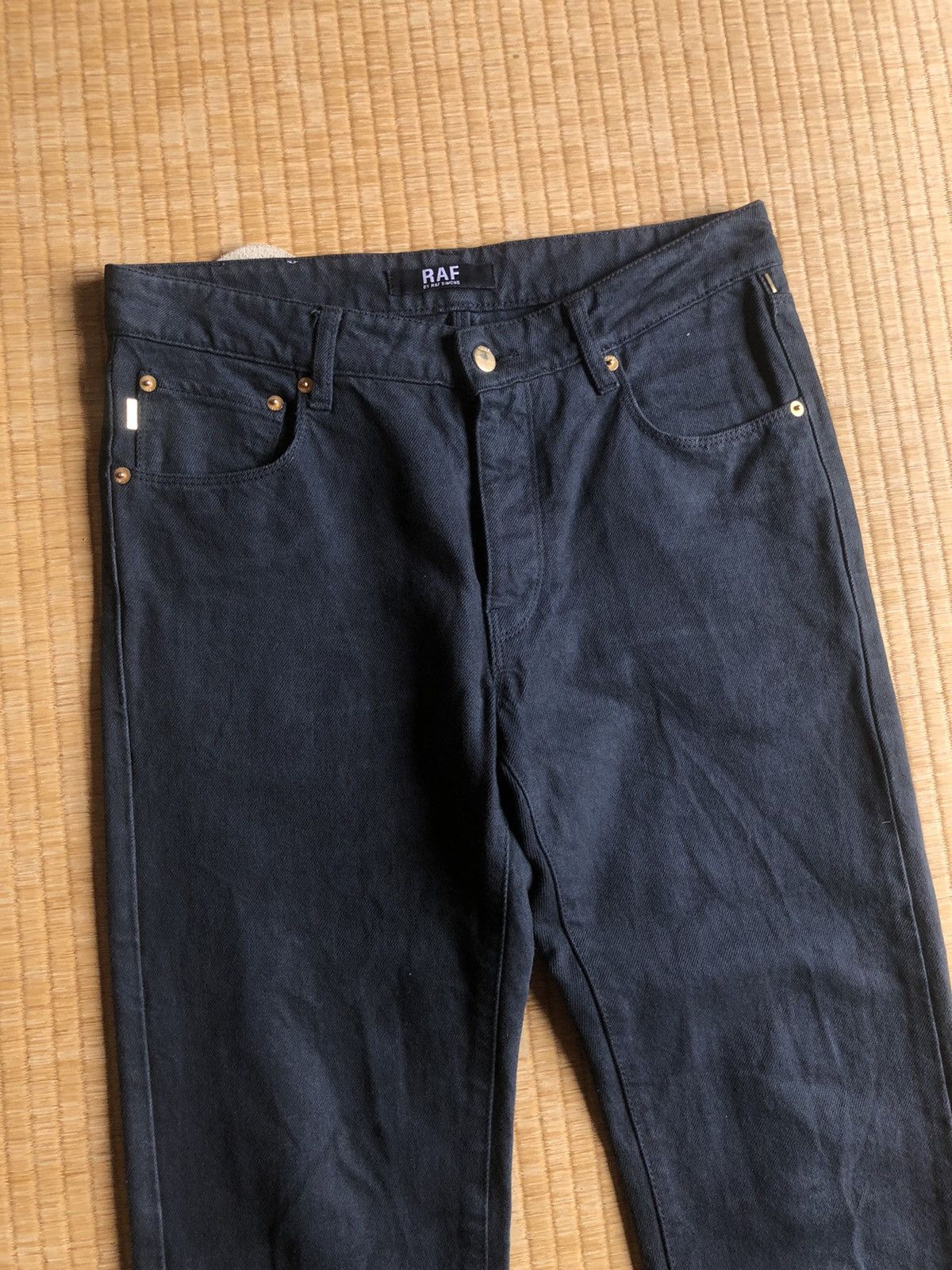 Raf Simons GRAILED🔥OG Raf Simons Slim Space Stack Jeans Denim Size US 32 / EU 48 - 4 Thumbnail