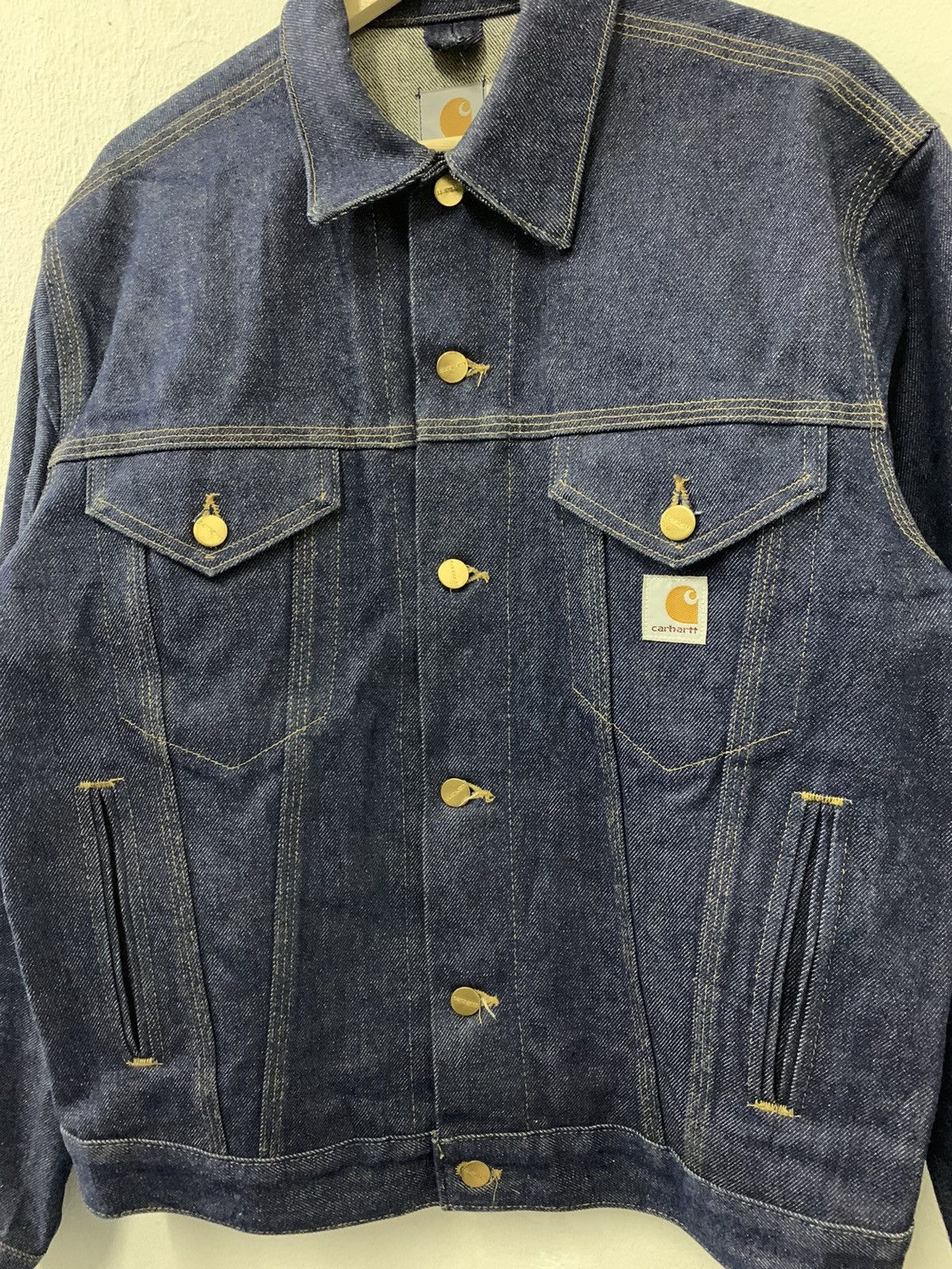 Carhartt Rare Vintage 90s Carhartt Trucker Jacket Made in USA Size US M / EU 48-50 / 2 - 3 Thumbnail