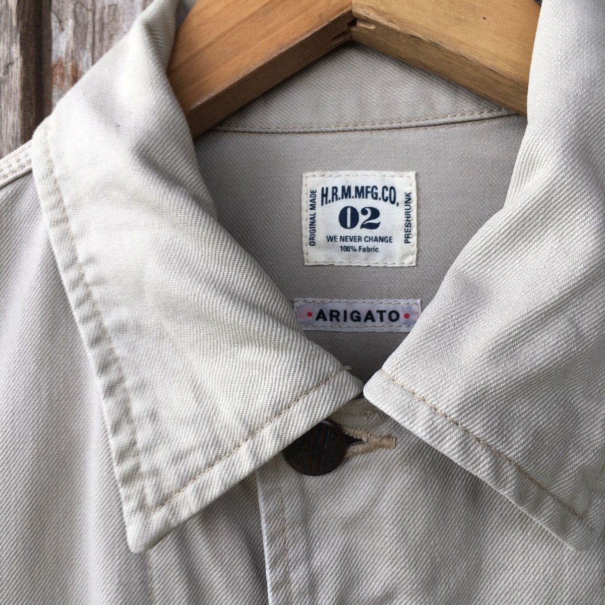 Blue Blue Japan Vintage Hollywood Ranch Market Worker Denim Chore Jacket Size US L / EU 52-54 / 3 - 3 Thumbnail