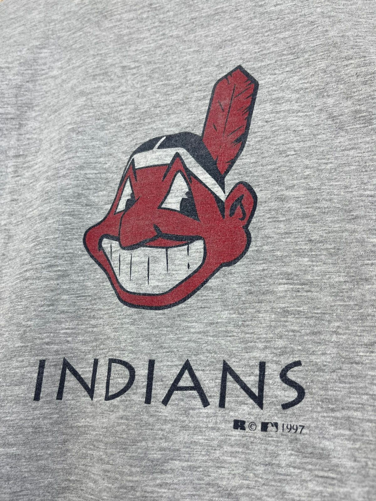 MLB × Russell Athletic × Vintage Vintage MLB Indians 1997 Russell Authletic T-shirt XXL Size US XXL / EU 58 / 5 - 3 Thumbnail