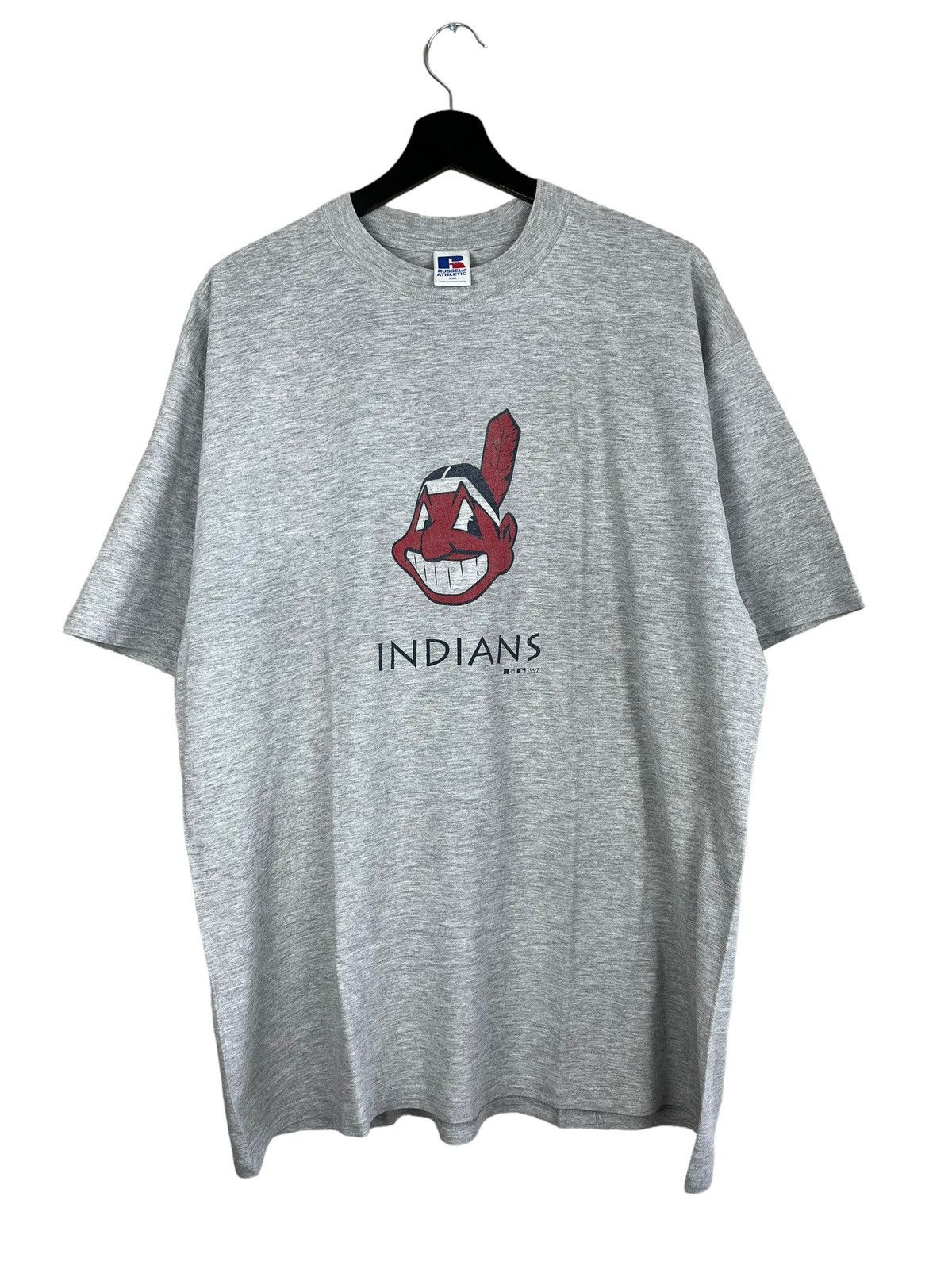 MLB × Russell Athletic × Vintage Vintage MLB Indians 1997 Russell Authletic T-shirt XXL Size US XXL / EU 58 / 5 - 1 Thumbnail