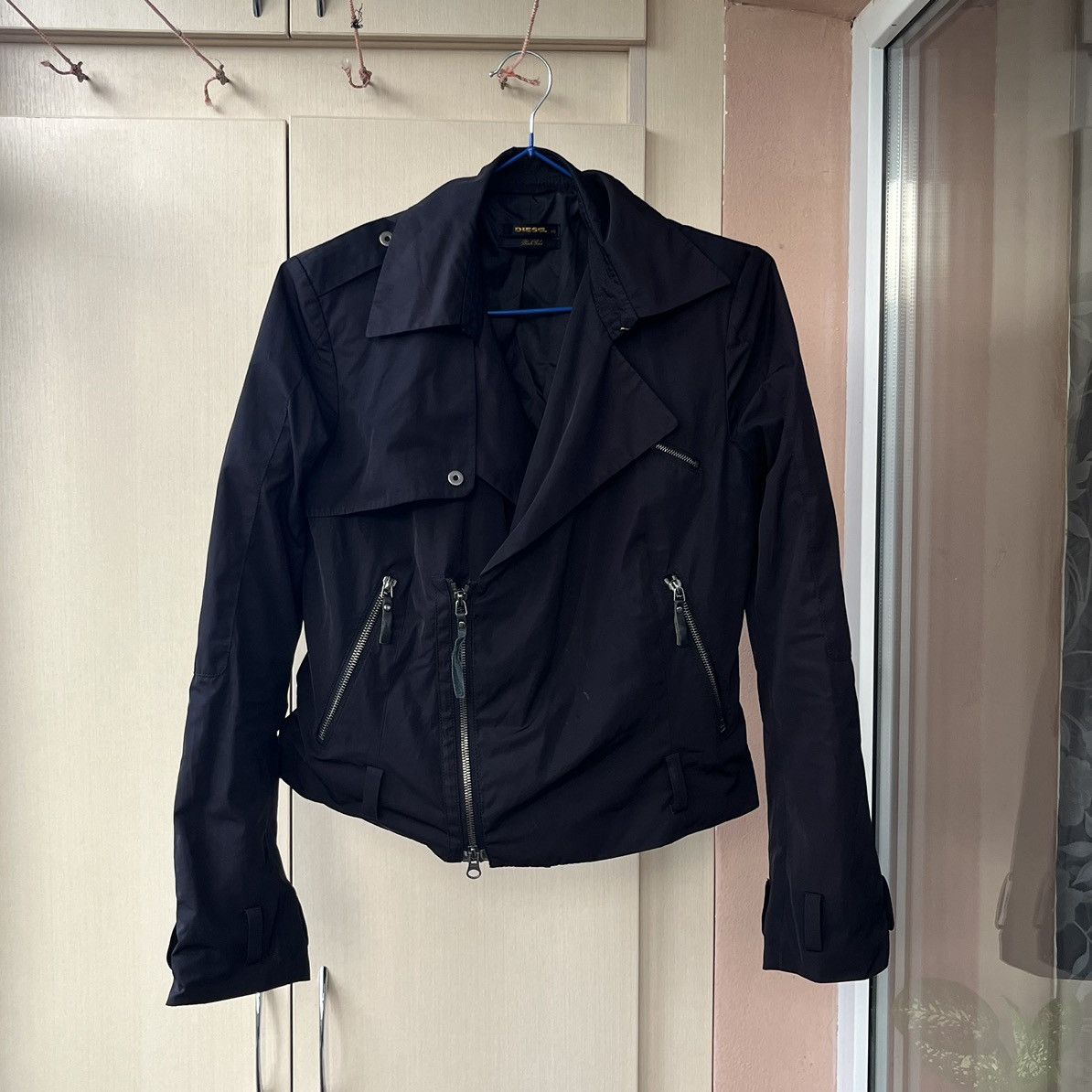 Diesel × Japanese Brand × Vintage Y2K women's diesel black gold tank top biker jacket 90s Size XS / US 0-2 / IT 36-38 - 19 Thumbnail