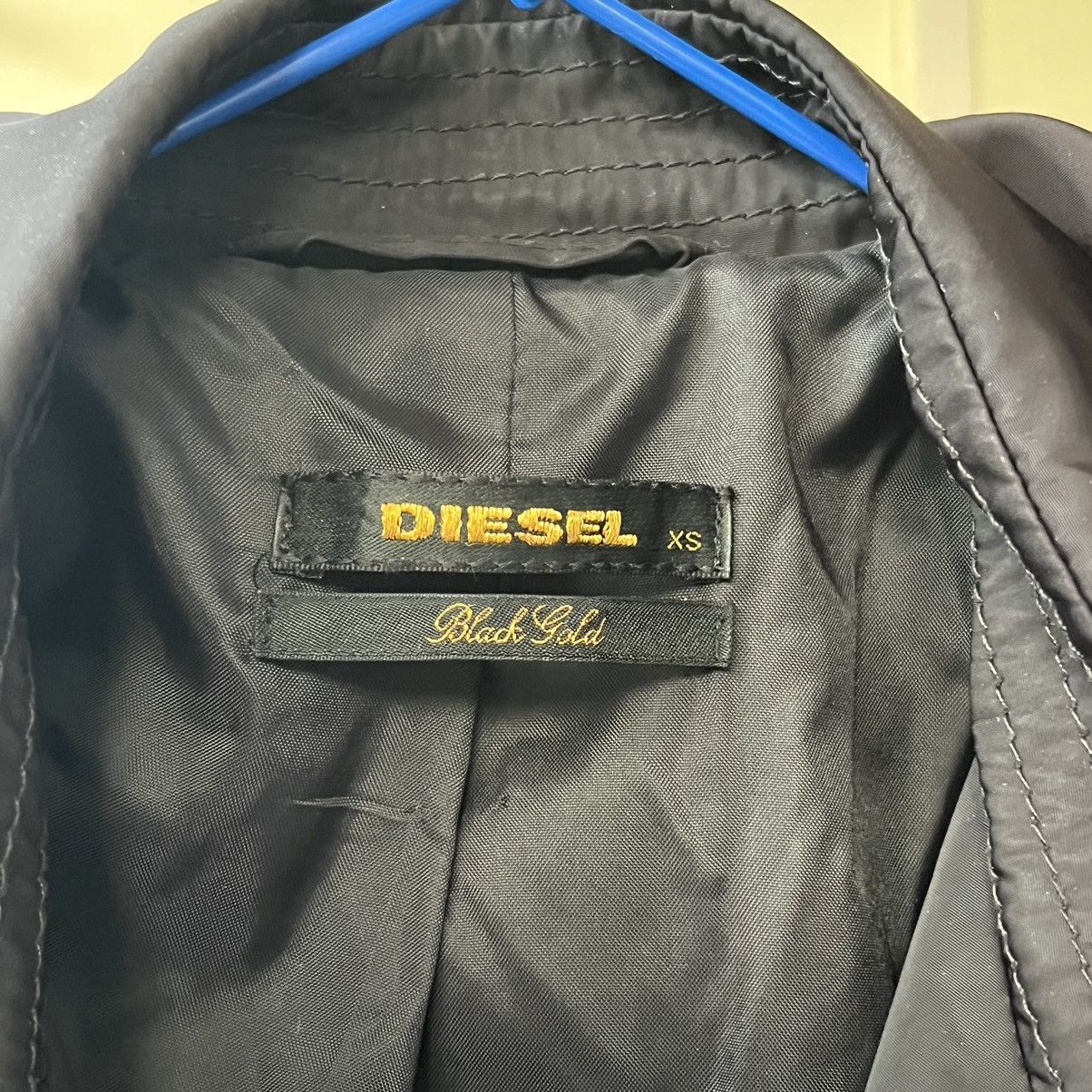 Diesel × Japanese Brand × Vintage Y2K women's diesel black gold tank top biker jacket 90s Size XS / US 0-2 / IT 36-38 - 6 Thumbnail