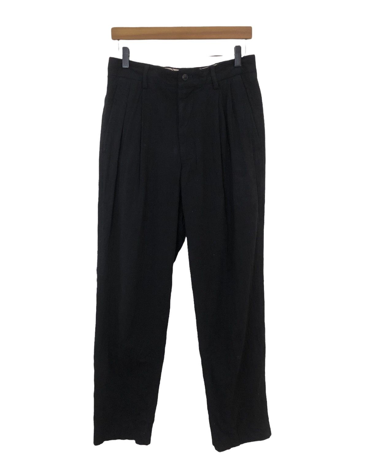Issey Miyake 90s Issey Miyake Men Gabardine Linen Pant Size US 31 - 1 Thumbnail