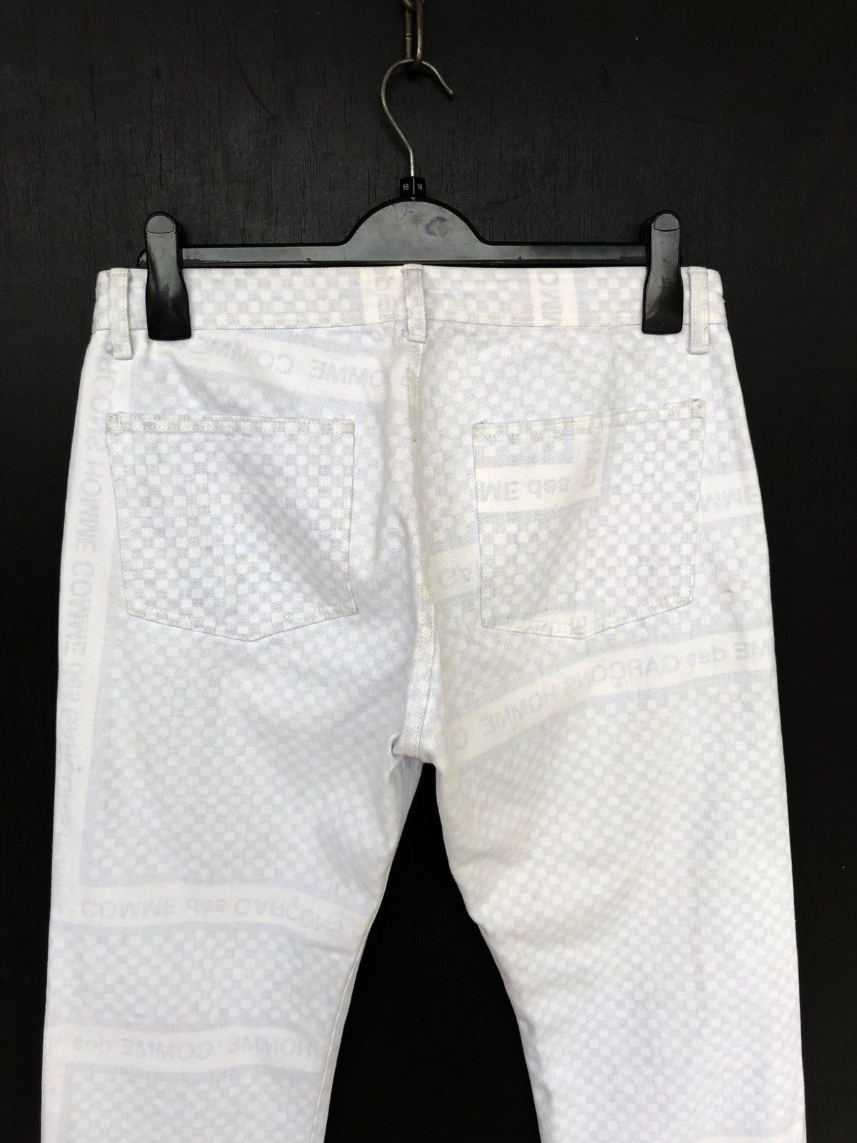 Comme des Garcons Homme GRAIL🔥SS03 Comme des Garçons Homme Logo Tape Denim Size US 32 / EU 48 - 11 Thumbnail