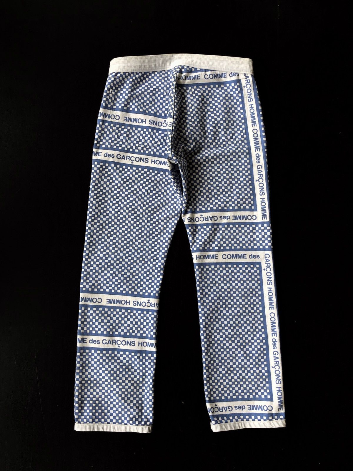 Comme des Garcons Homme GRAIL🔥SS03 Comme des Garçons Homme Logo Tape Denim Size US 32 / EU 48 - 1 Thumbnail