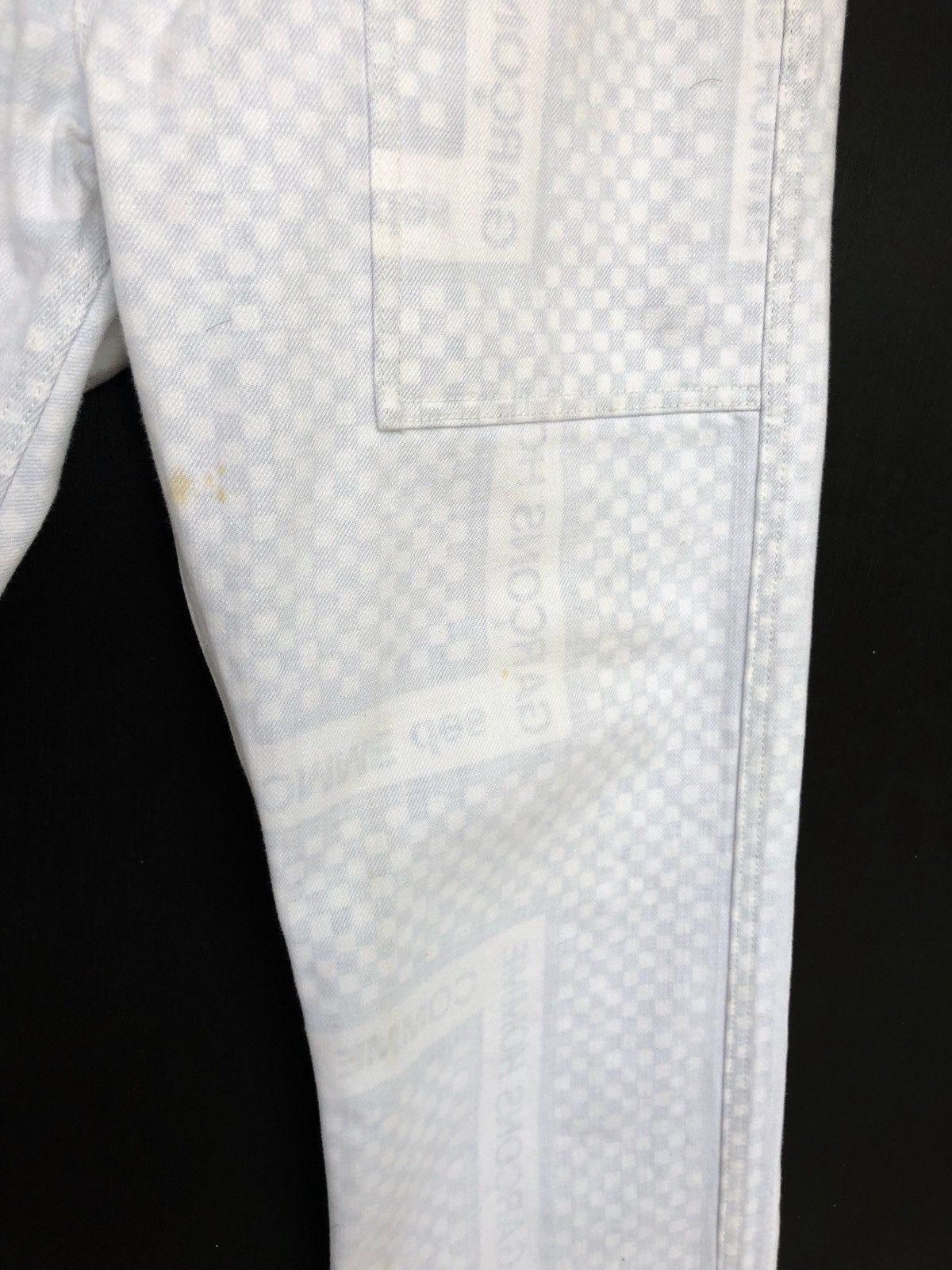 Comme des Garcons Homme GRAIL🔥SS03 Comme des Garçons Homme Logo Tape Denim Size US 32 / EU 48 - 9 Thumbnail