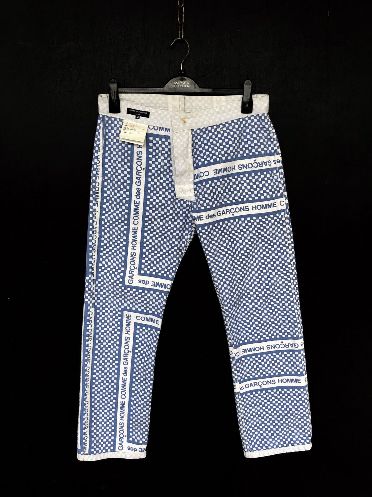 Comme des Garcons Homme GRAIL🔥SS03 Comme des Garçons Homme Logo Tape Denim Size US 32 / EU 48 - 3 Thumbnail