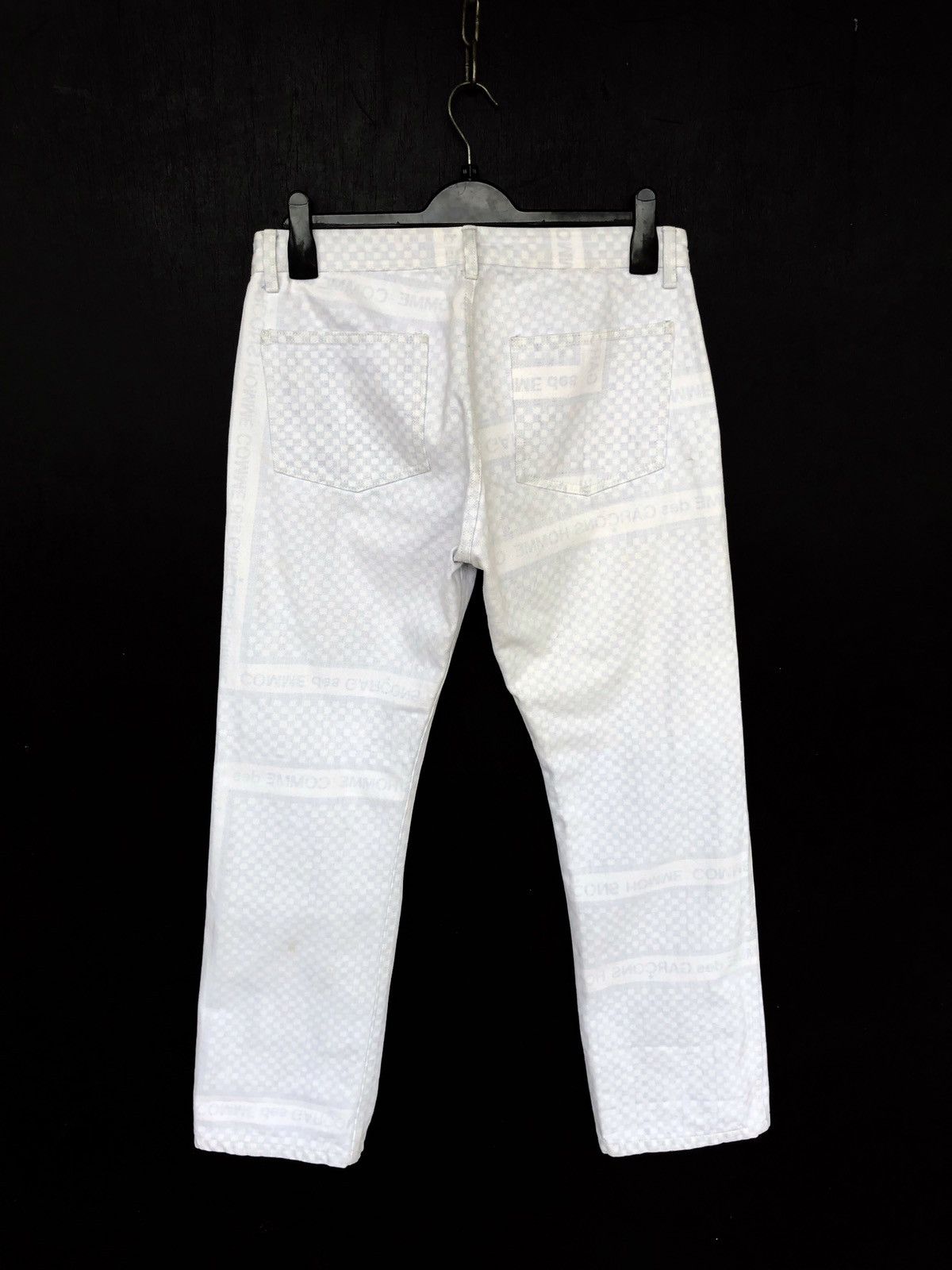 Comme des Garcons Homme GRAIL🔥SS03 Comme des Garçons Homme Logo Tape Denim Size US 32 / EU 48 - 6 Thumbnail