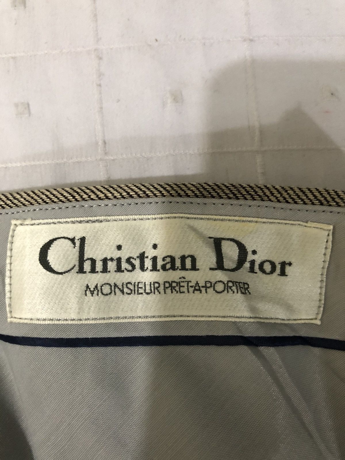 Vintage Christian Dior Wool Baggy Pant