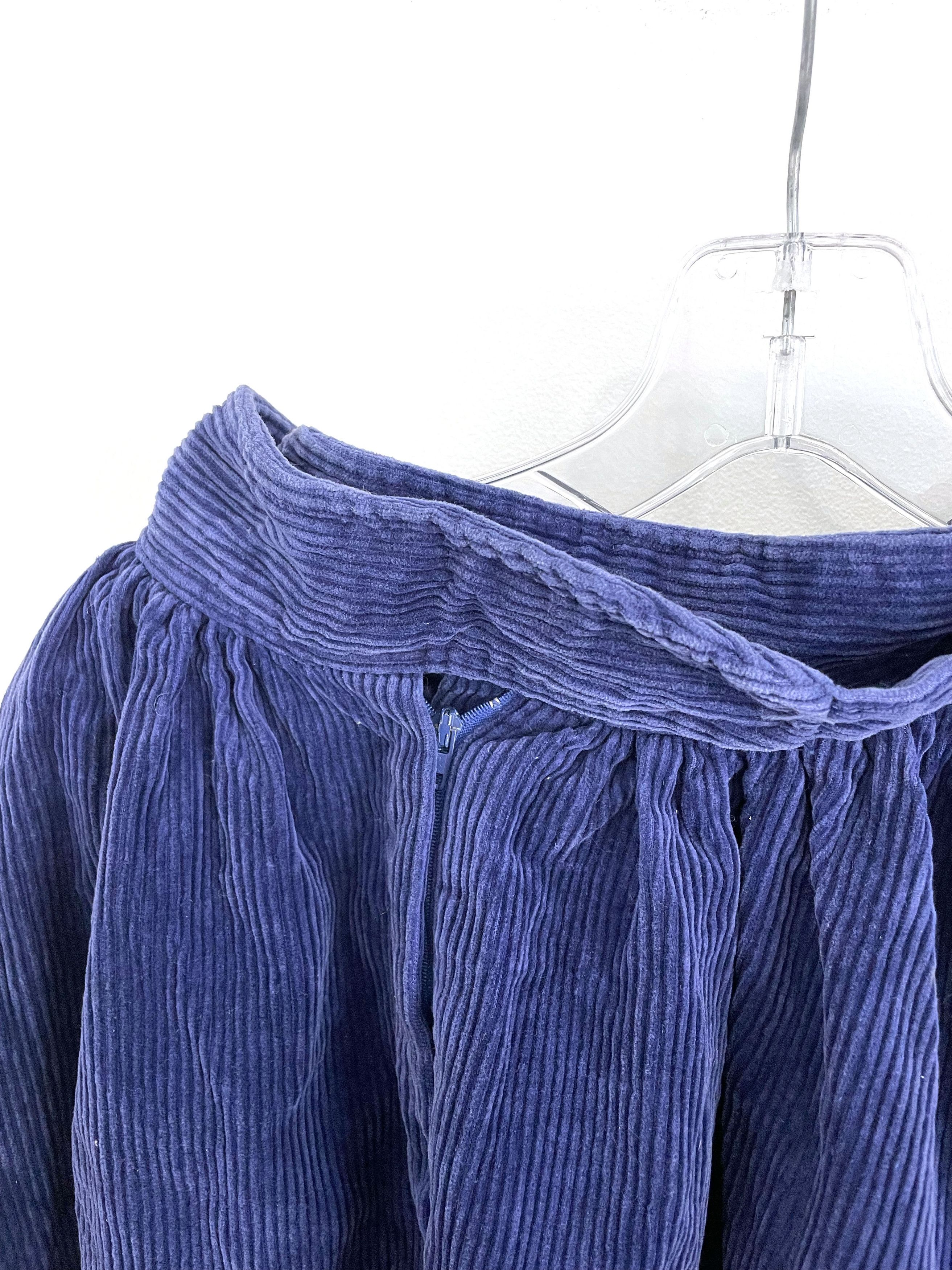 Issey Miyake Corduroy Skirt Size 24" / US 00 / IT 34 - 6 Thumbnail