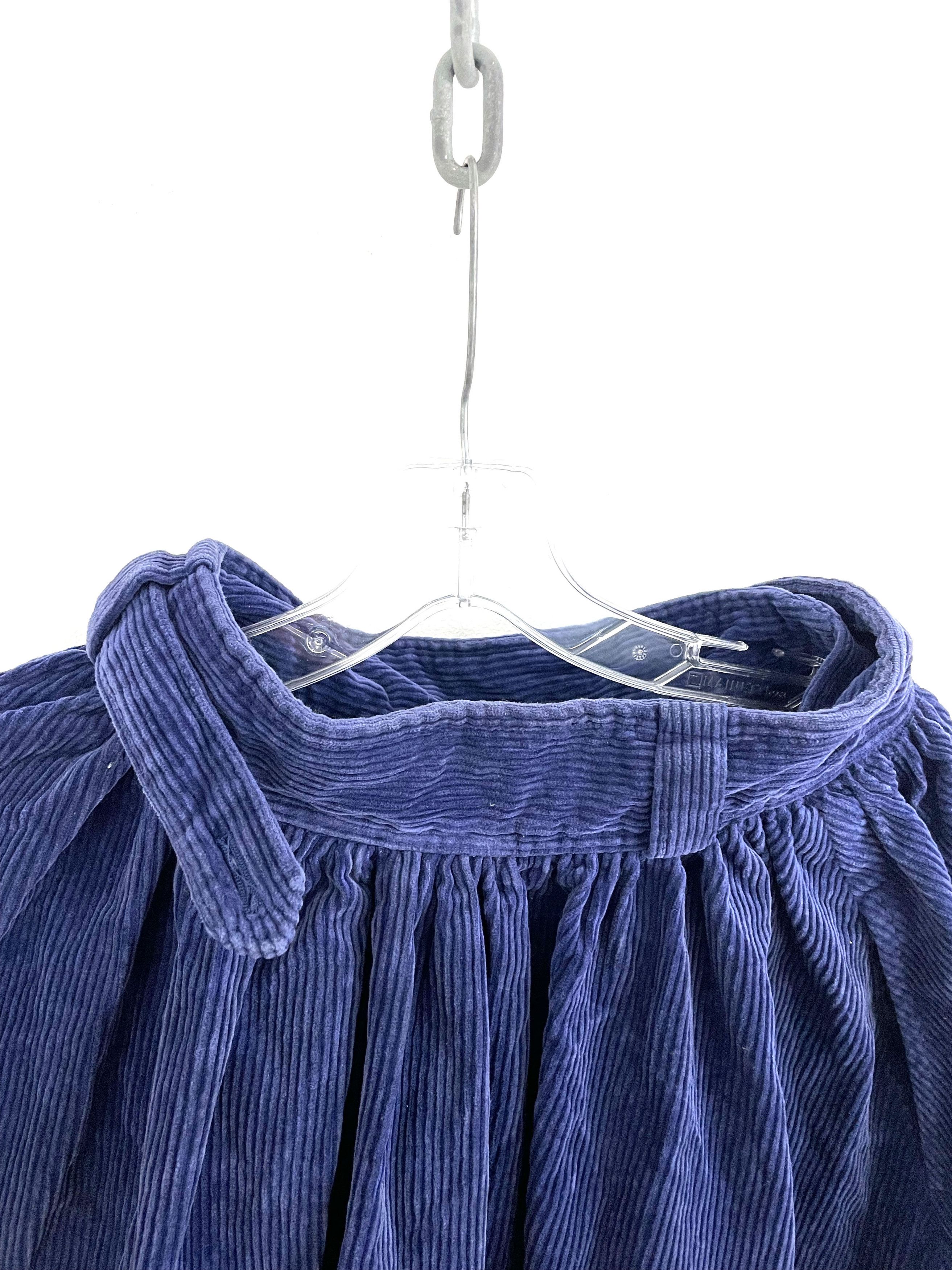 Issey Miyake Corduroy Skirt Size 24" / US 00 / IT 34 - 3 Thumbnail