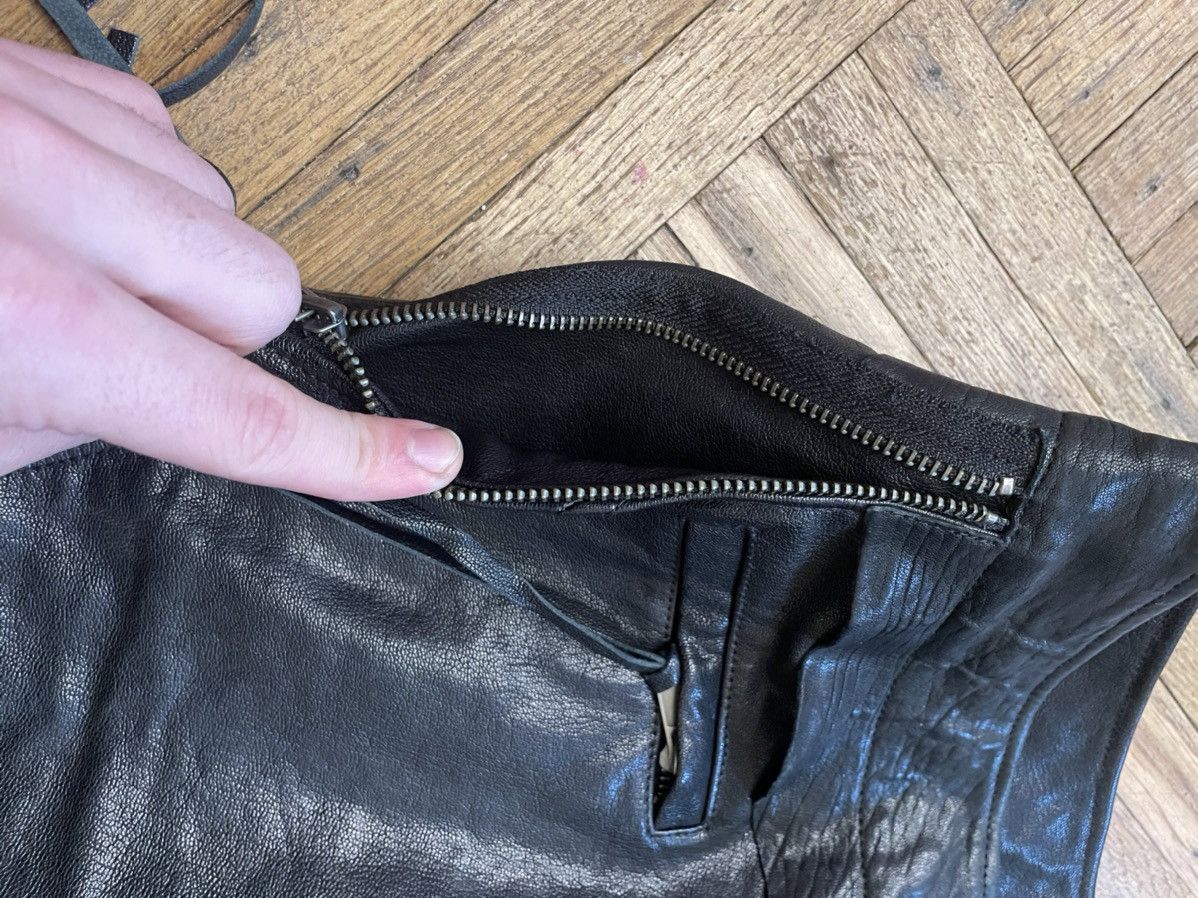 Haider Ackermann SS14 Haider Ackermann Leather Biker Pants Size US 28 / EU 44 - 5 Thumbnail