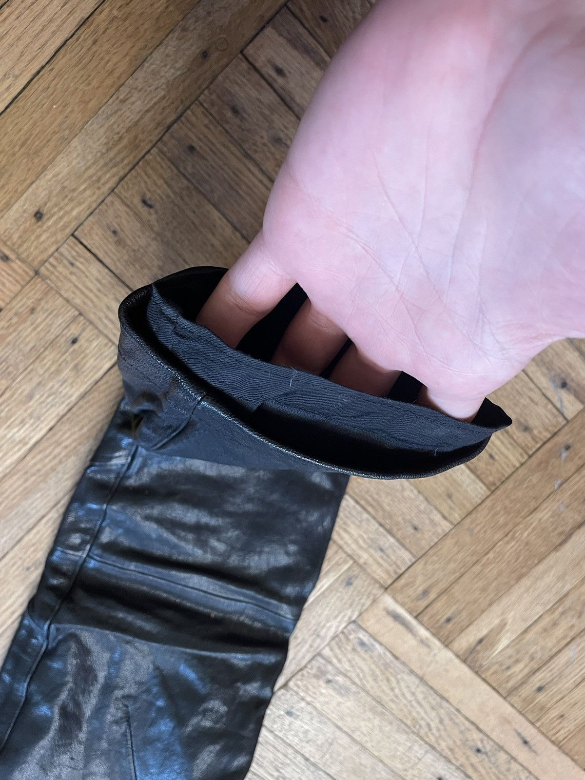 Haider Ackermann SS14 Haider Ackermann Leather Biker Pants Size US 28 / EU 44 - 13 Thumbnail