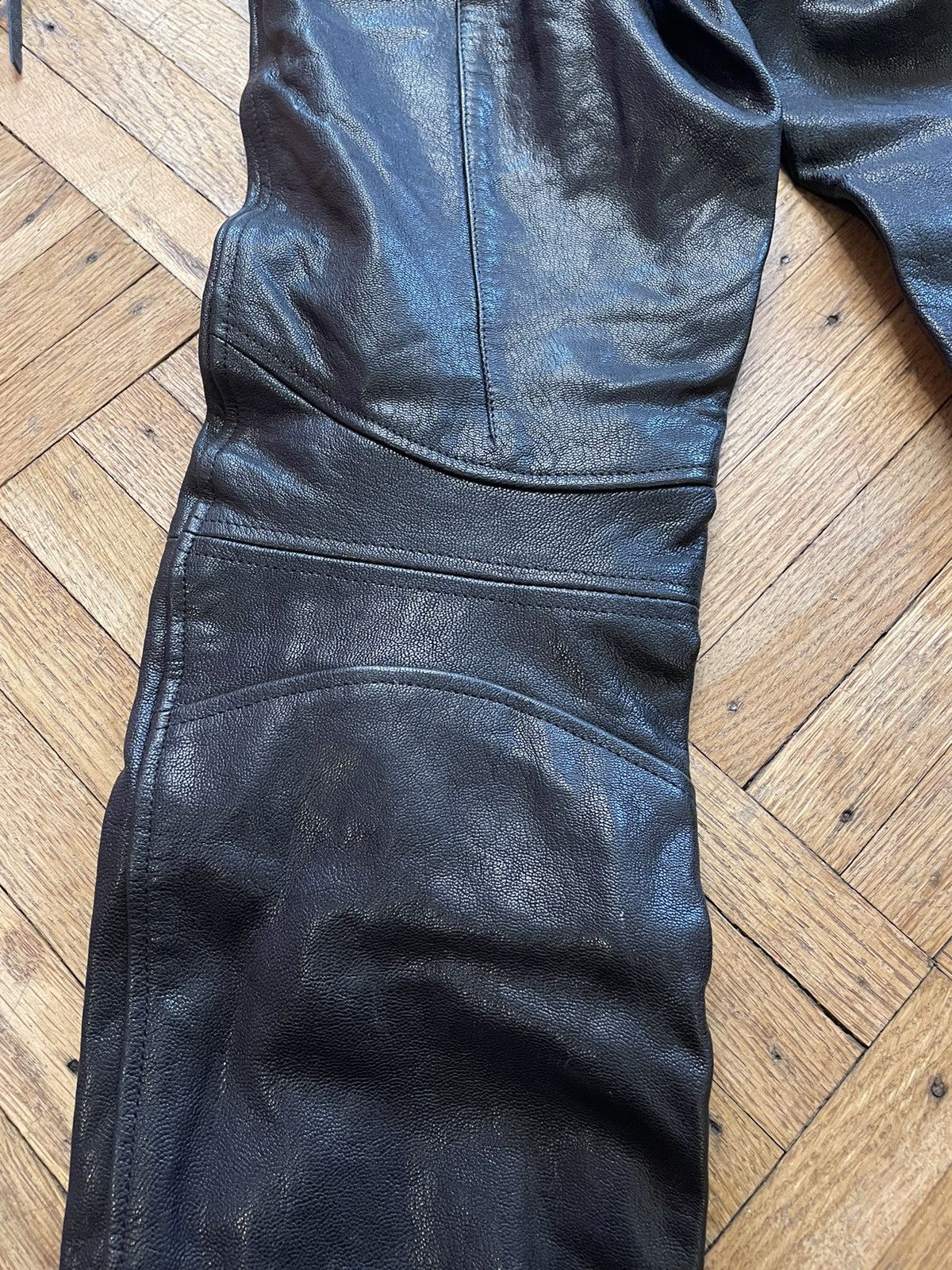 Haider Ackermann SS14 Haider Ackermann Leather Biker Pants Size US 28 / EU 44 - 3 Thumbnail