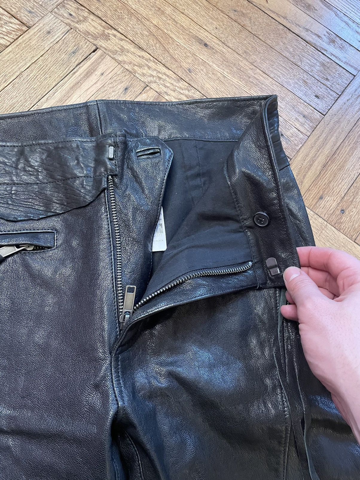 Haider Ackermann SS14 Haider Ackermann Leather Biker Pants Size US 28 / EU 44 - 6 Thumbnail