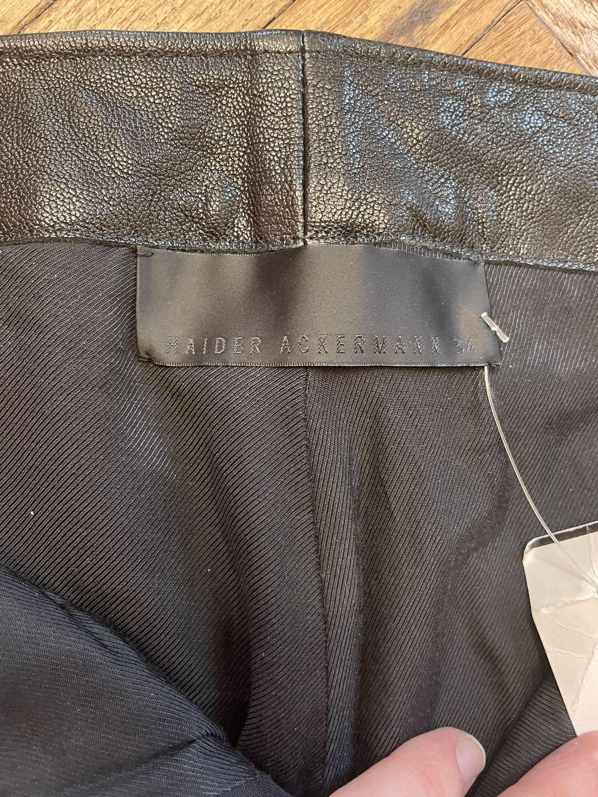 Haider Ackermann SS14 Haider Ackermann Leather Biker Pants Size US 28 / EU 44 - 8 Thumbnail