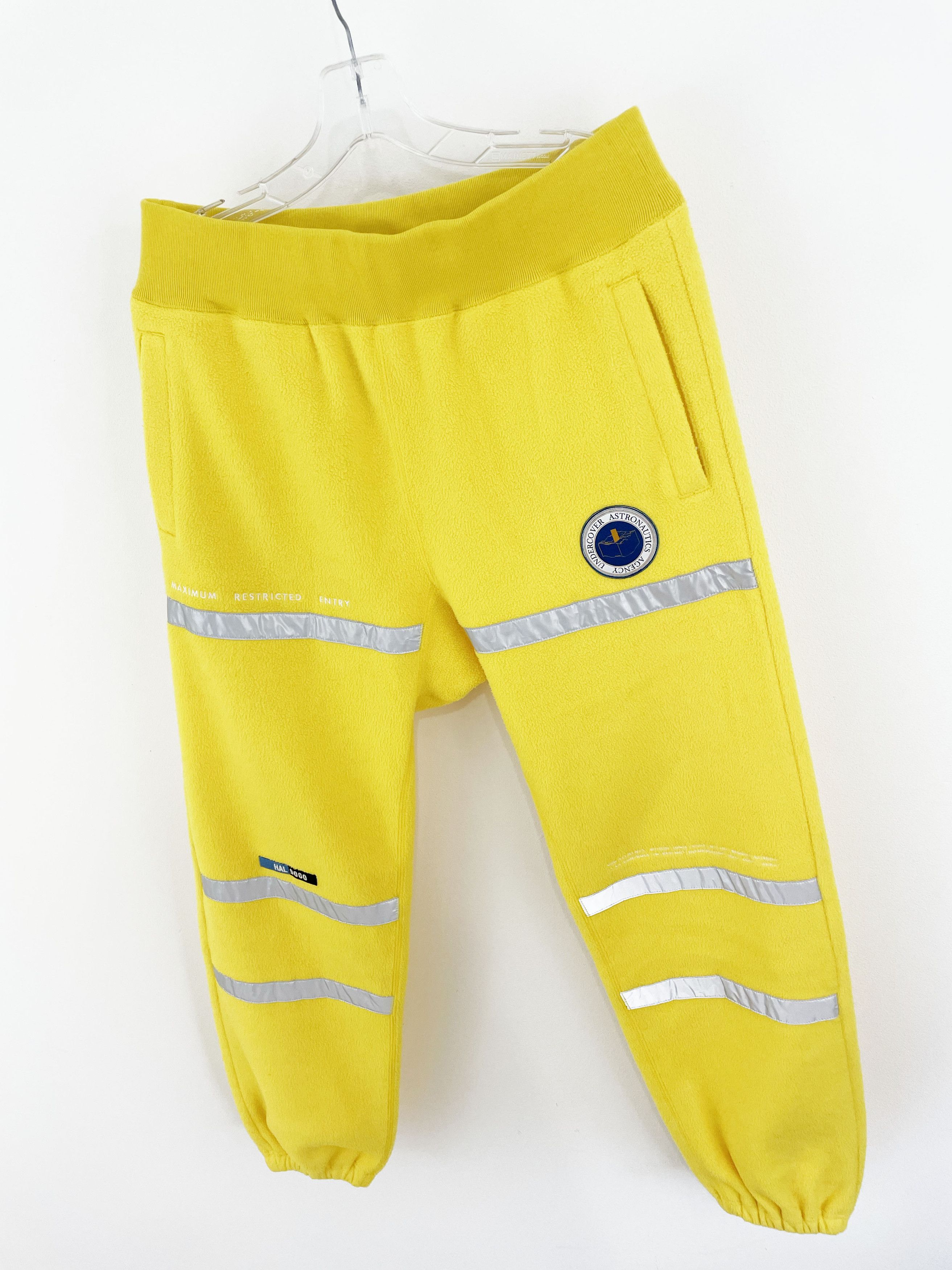 Undercover AW18 2001: A Space Odyssey Reflective Fleece Sweatpants Size US 34 / EU 50 - 2 Thumbnail