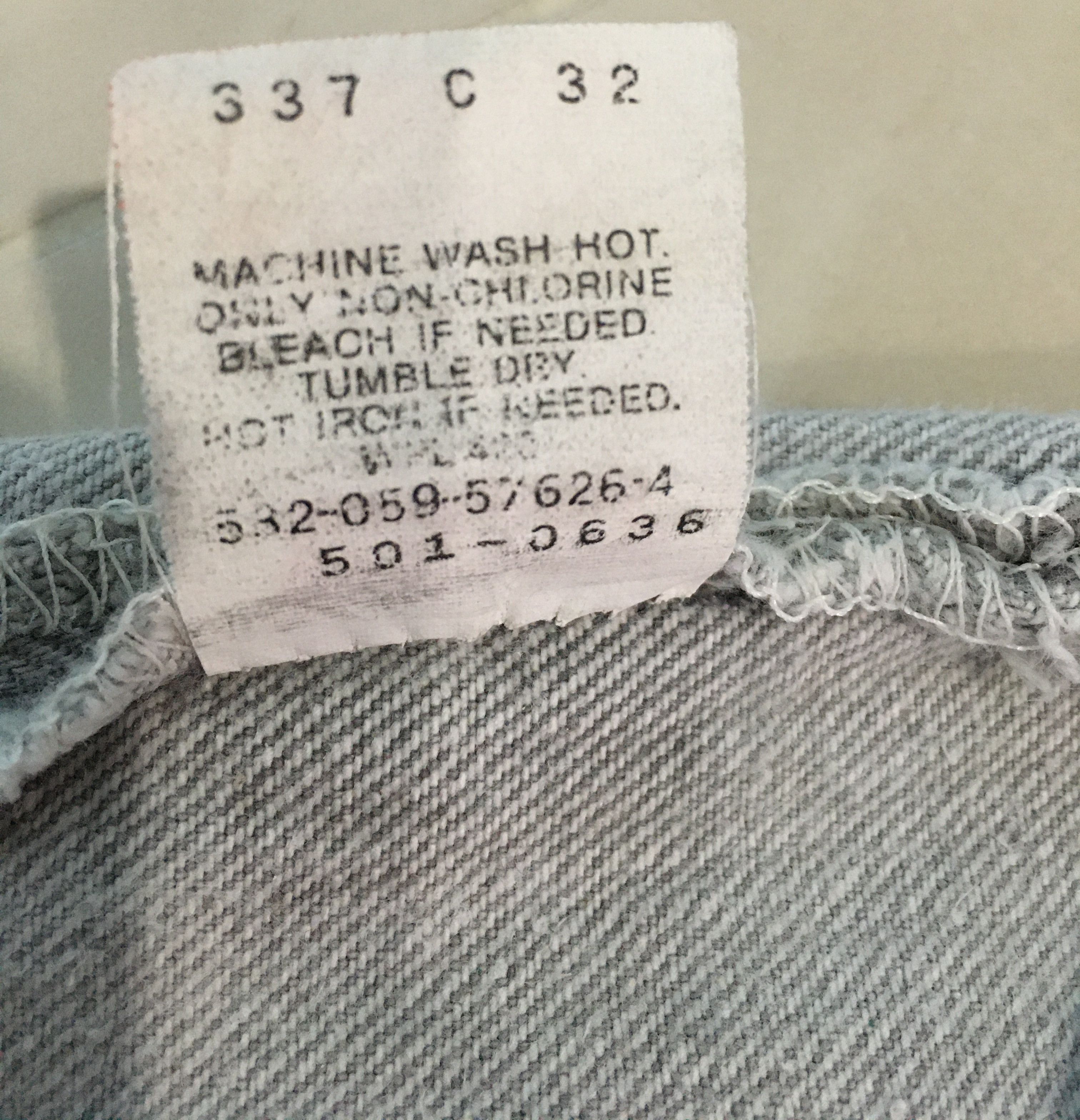 Levi's × Vintage 90s Vintage Levi's 501 Ash Grey Jeans Size US 31 - 14 Thumbnail