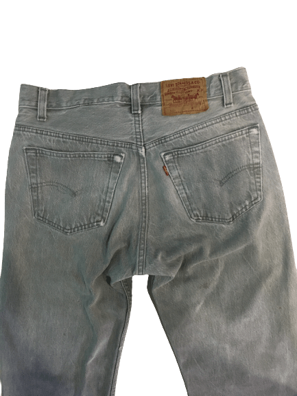 Levi's × Vintage 90s Vintage Levi's 501 Ash Grey Jeans Size US 31 - 12 Thumbnail