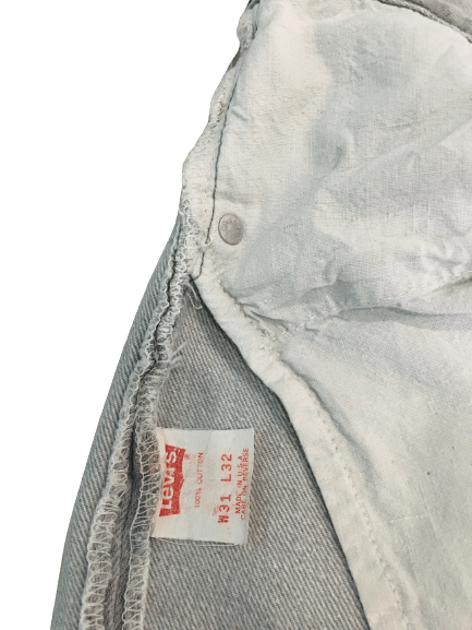 Levi's × Vintage 90s Vintage Levi's 501 Ash Grey Jeans Size US 31 - 13 Thumbnail