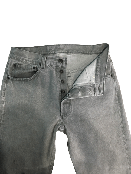 Levi's × Vintage 90s Vintage Levi's 501 Ash Grey Jeans Size US 31 - 6 Thumbnail