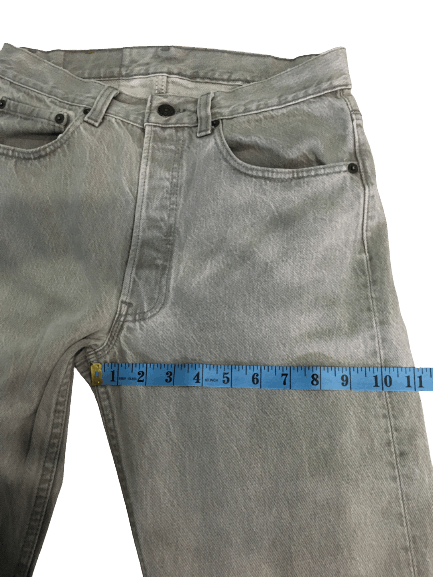 Levi's × Vintage 90s Vintage Levi's 501 Ash Grey Jeans Size US 31 - 3 Thumbnail