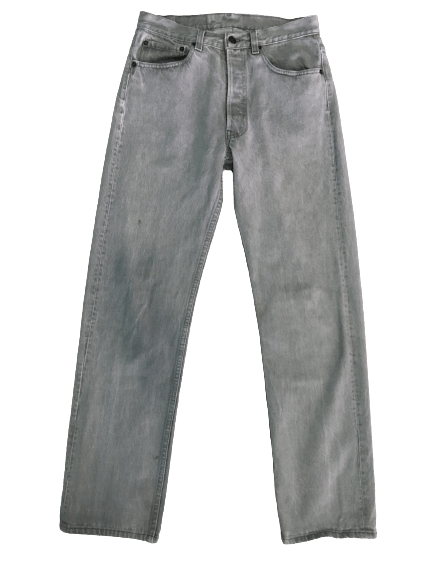 Levi's × Vintage 90s Vintage Levi's 501 Ash Grey Jeans Size US 31 - 2 Thumbnail