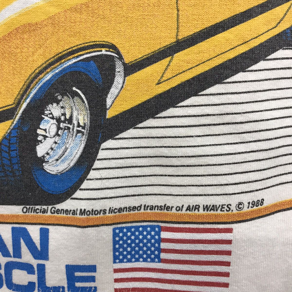 Lee × Vintage Rare!! Vintage American Muscle 1988s Racing Tee Size US L / EU 52-54 / 3 - 8 Thumbnail