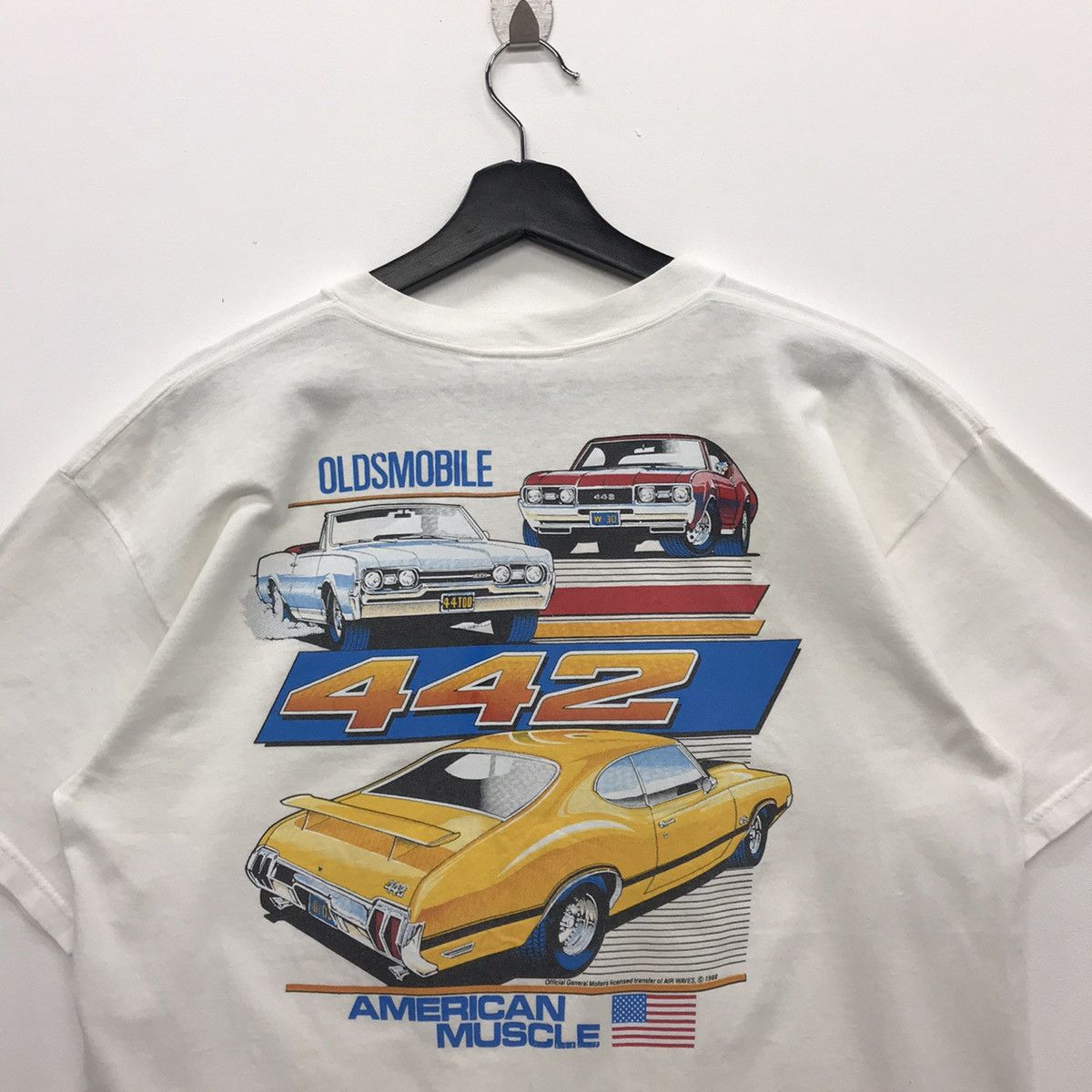 Lee × Vintage Rare!! Vintage American Muscle 1988s Racing Tee Size US L / EU 52-54 / 3 - 3 Thumbnail
