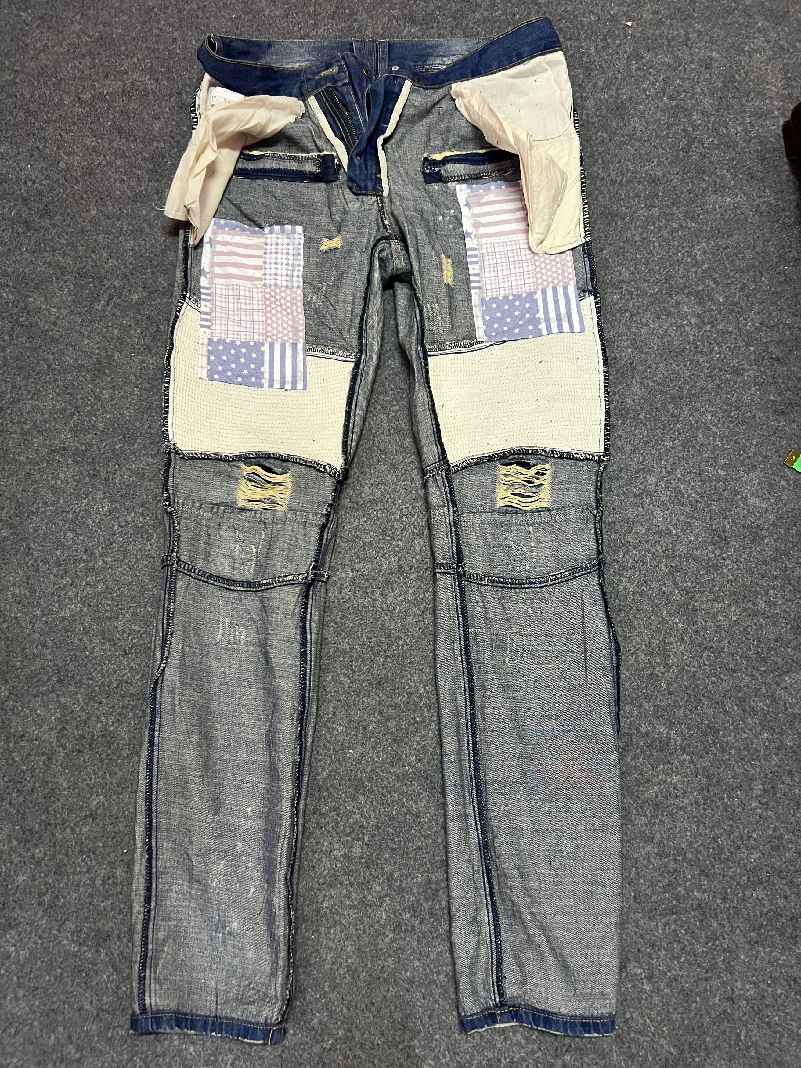 Japanese Brand × Vintage Street Fashion Ridder Ripped Style Size US 34 / EU 50 - 15 Thumbnail