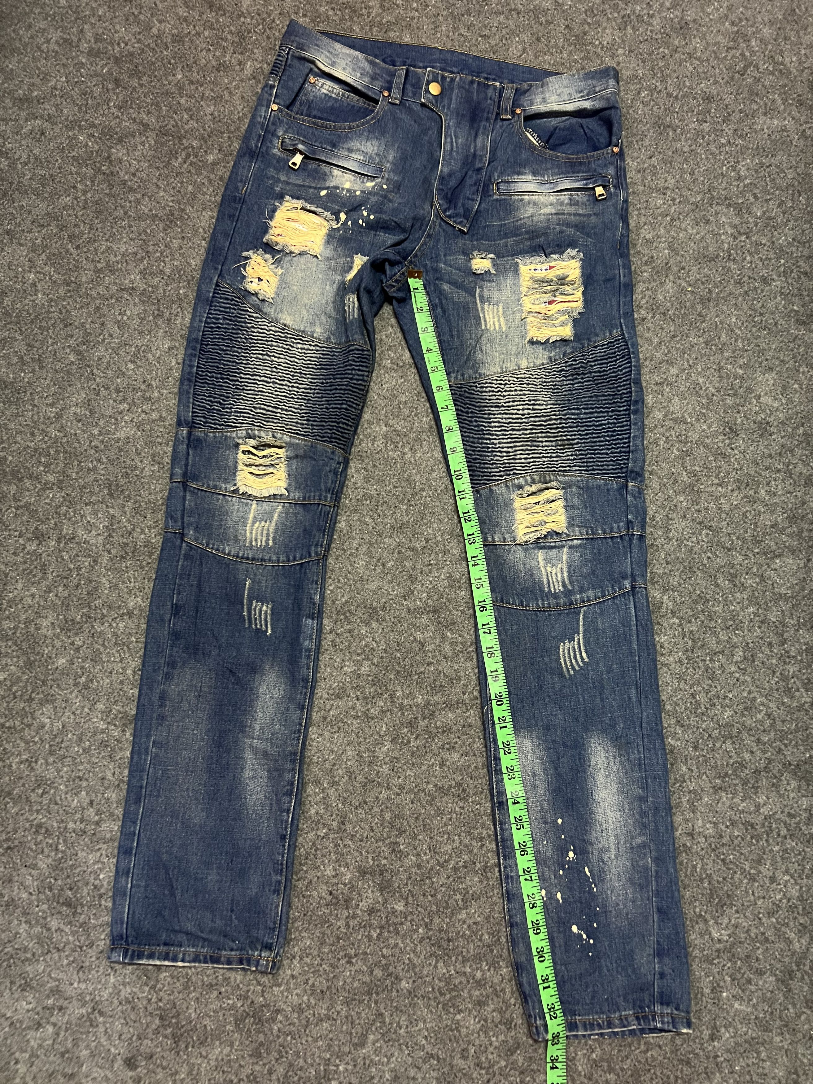 Japanese Brand × Vintage Street Fashion Ridder Ripped Style Size US 34 / EU 50 - 9 Thumbnail