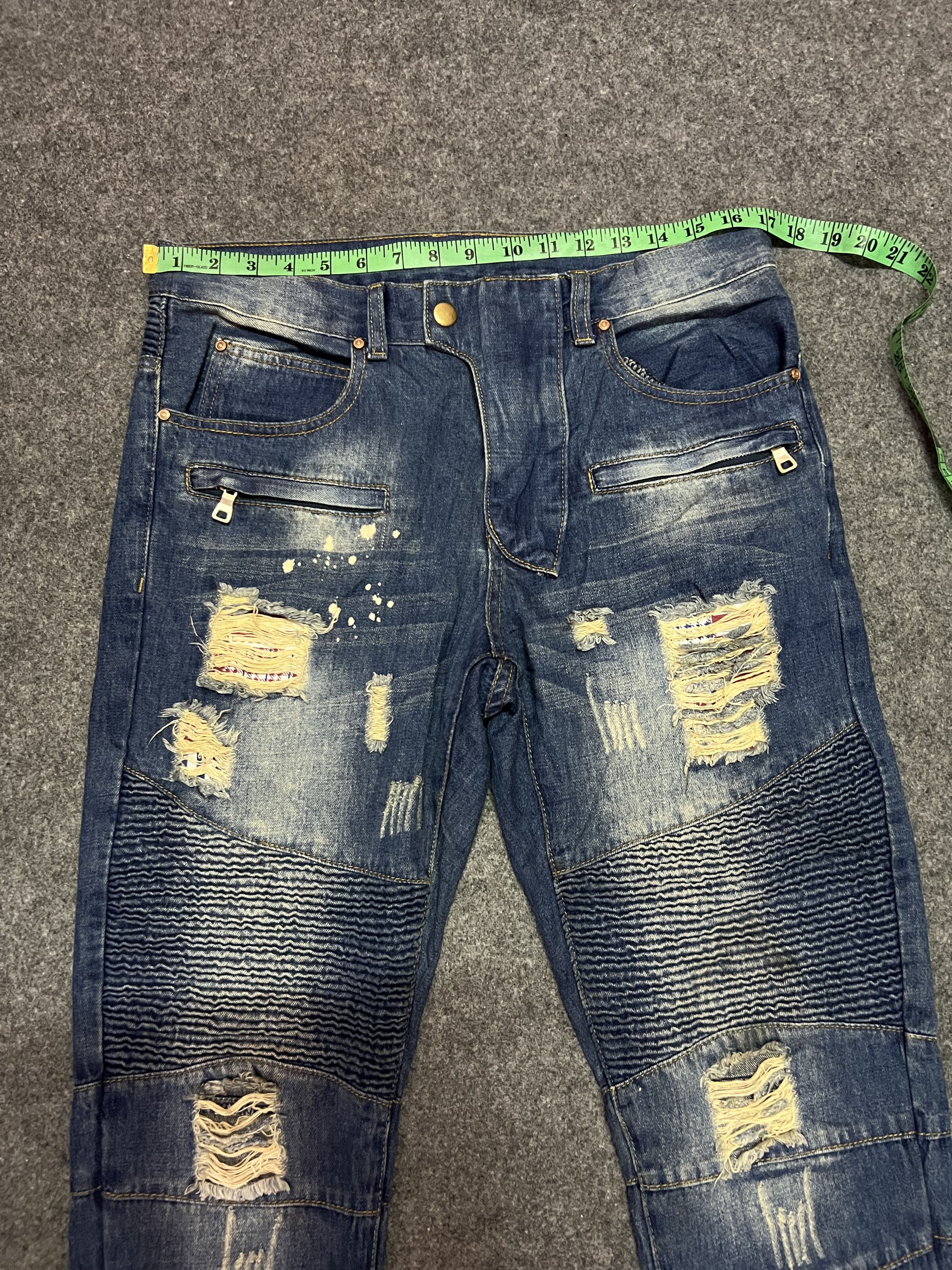 Japanese Brand × Vintage Street Fashion Ridder Ripped Style Size US 34 / EU 50 - 4 Thumbnail