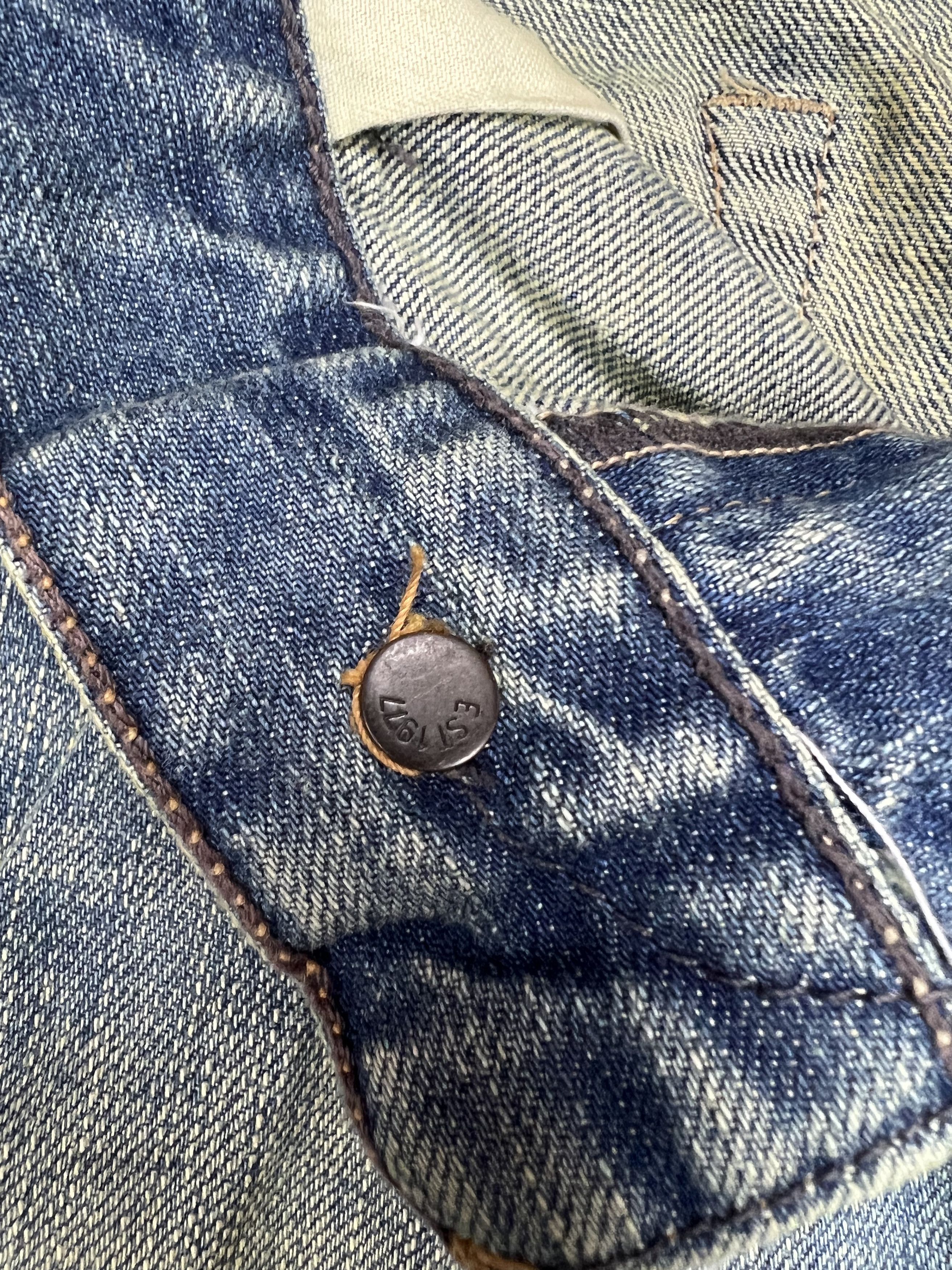 American Eagle Outfitters × Designer American Eagle Distressed Low Rise Ripped Size US 33 - 15 Thumbnail