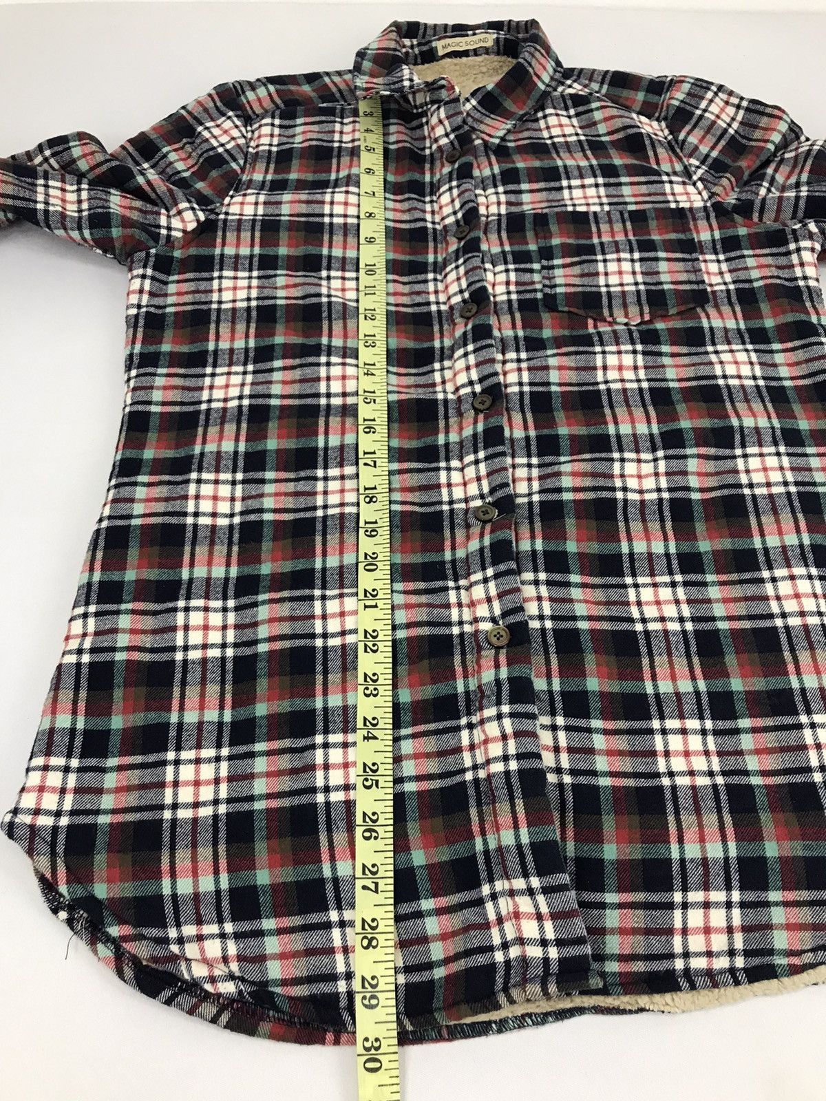 Flannel × Japanese Brand Shirt Down Flannel Plaid Checked Sherpa Inner Streetwear Size US M / EU 48-50 / 2 - 6 Thumbnail