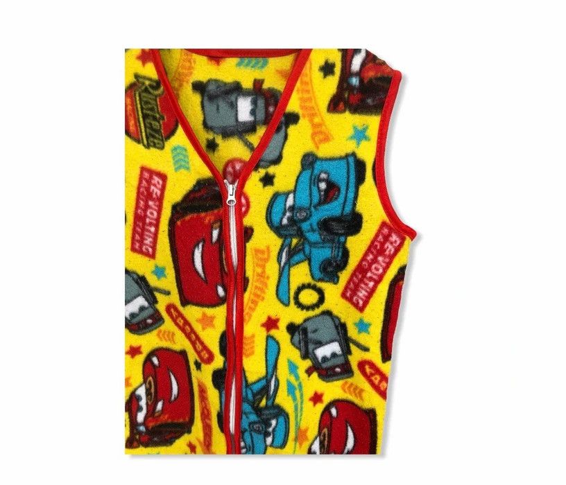 Cartoon Network × Japanese Brand Vintage Macqueen Cartoon Fleece Vest Size US M / EU 48-50 / 2 - 2 Thumbnail