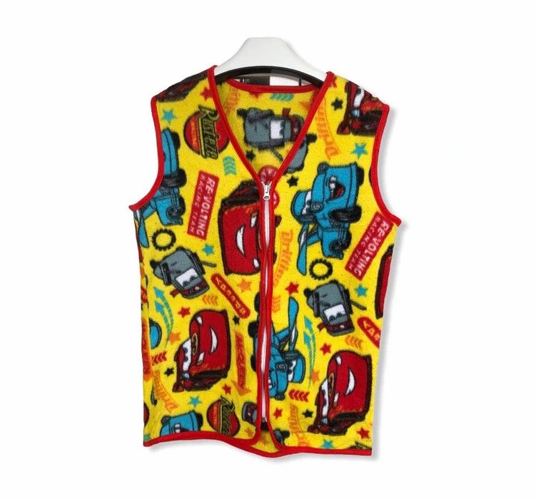 Vintage Macqueen Cartoon Fleece Vest