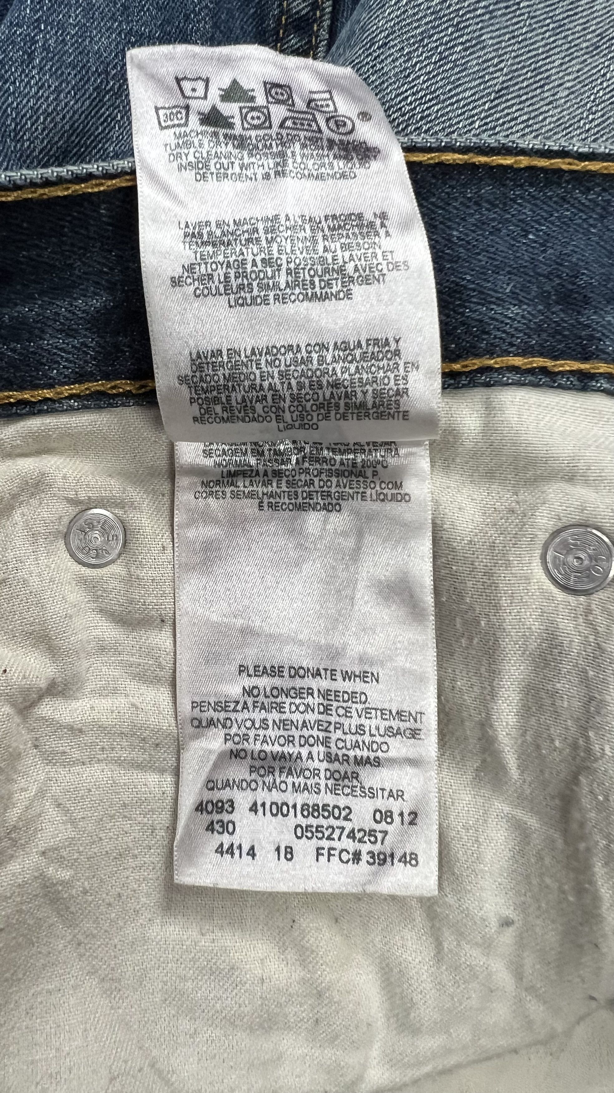 Levi's × Vintage Distressed Bootcut Levis 527 Jeans Size US 35 - 14 Thumbnail