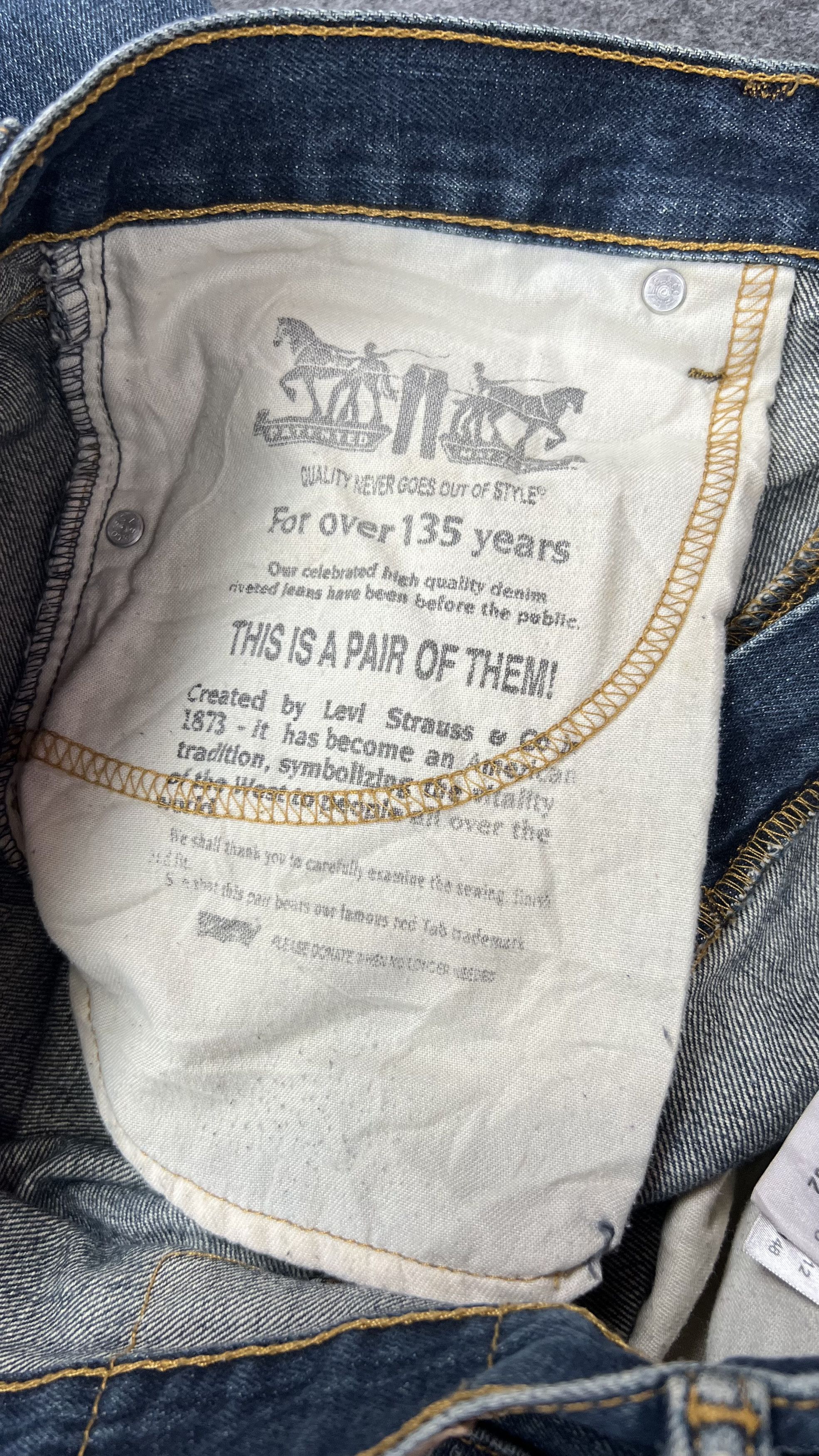 Levi's × Vintage Distressed Bootcut Levis 527 Jeans Size US 35 - 16 Thumbnail