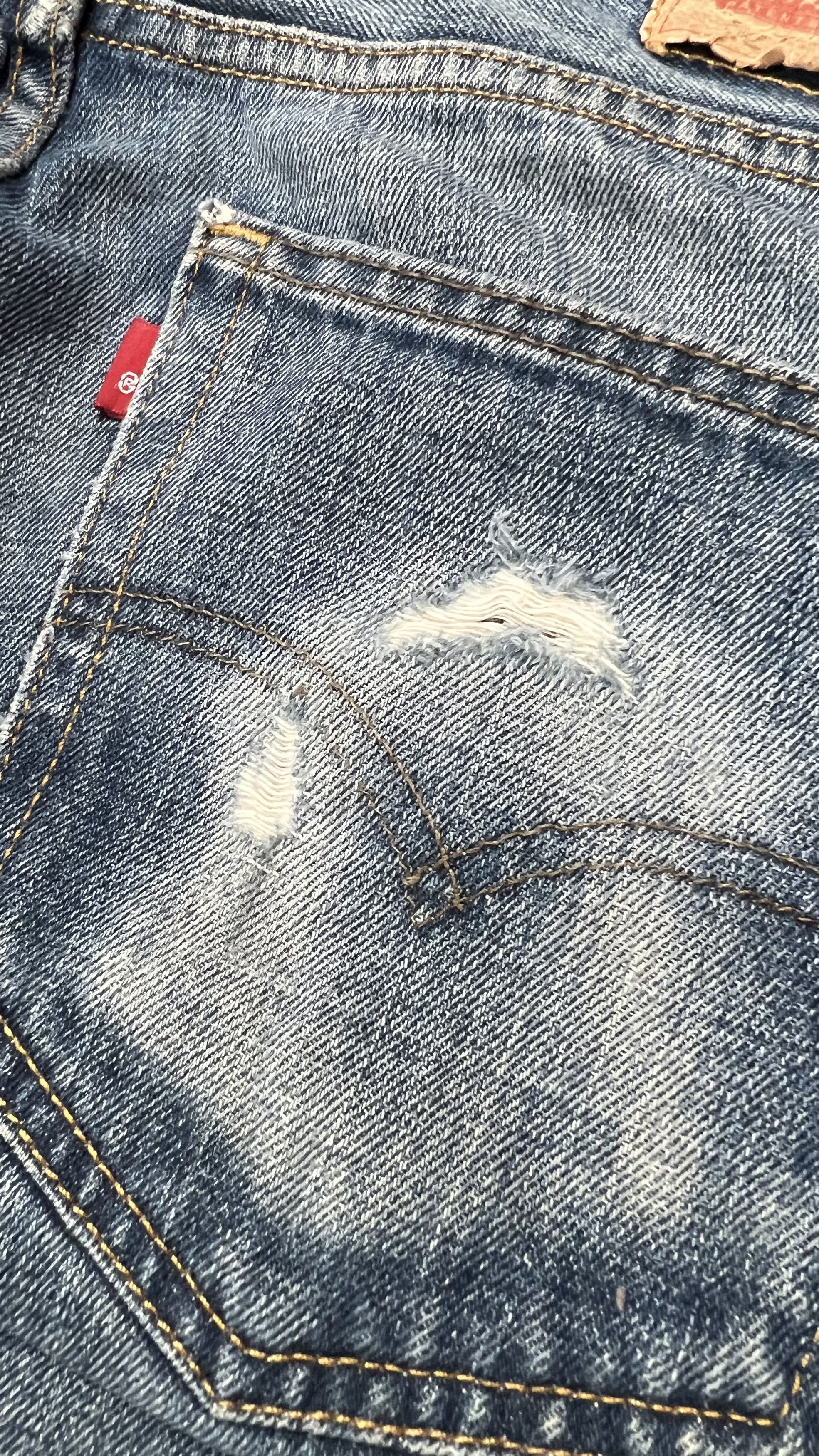 Levi's × Vintage Distressed Bootcut Levis 527 Jeans Size US 35 - 10 Thumbnail